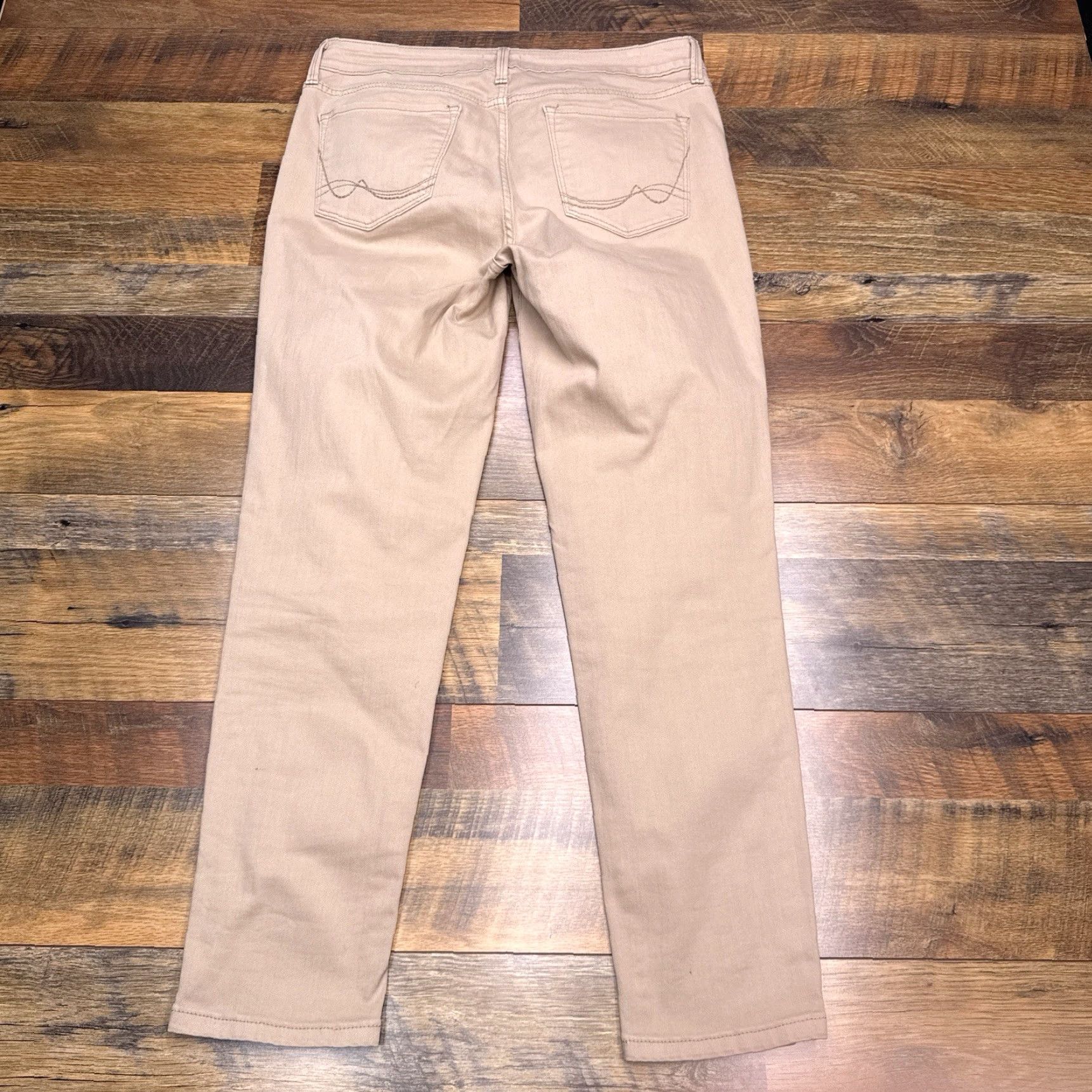 NYDJ NYDJ Jeans Ankle 6 Tan Mid Rise Stretch Size 28" / US 6 / IT 42 - 3 Thumbnail