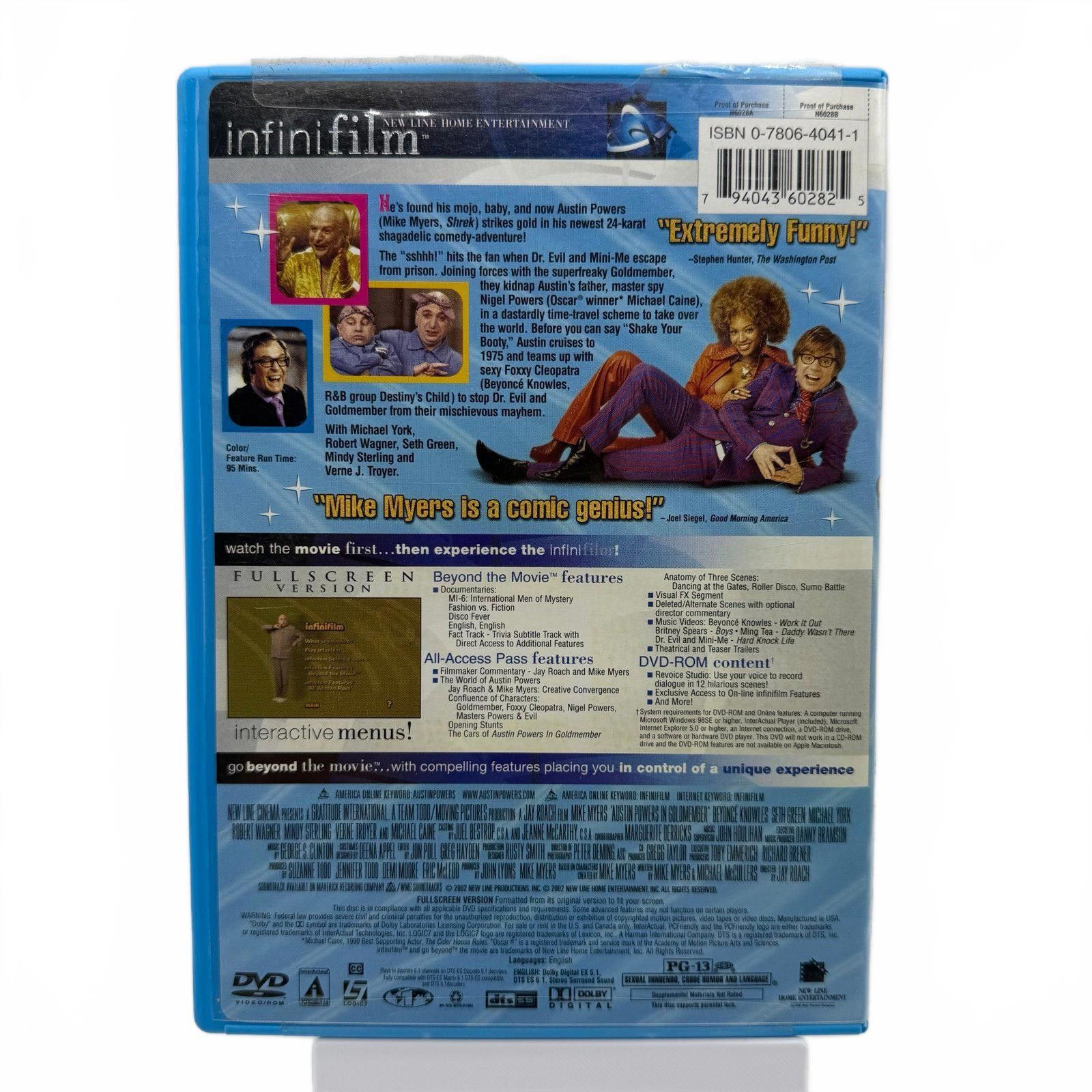 Other Austin Powers in Goldmember (2002) - DVD Movie Size ONE SIZE - 2 Thumbnail