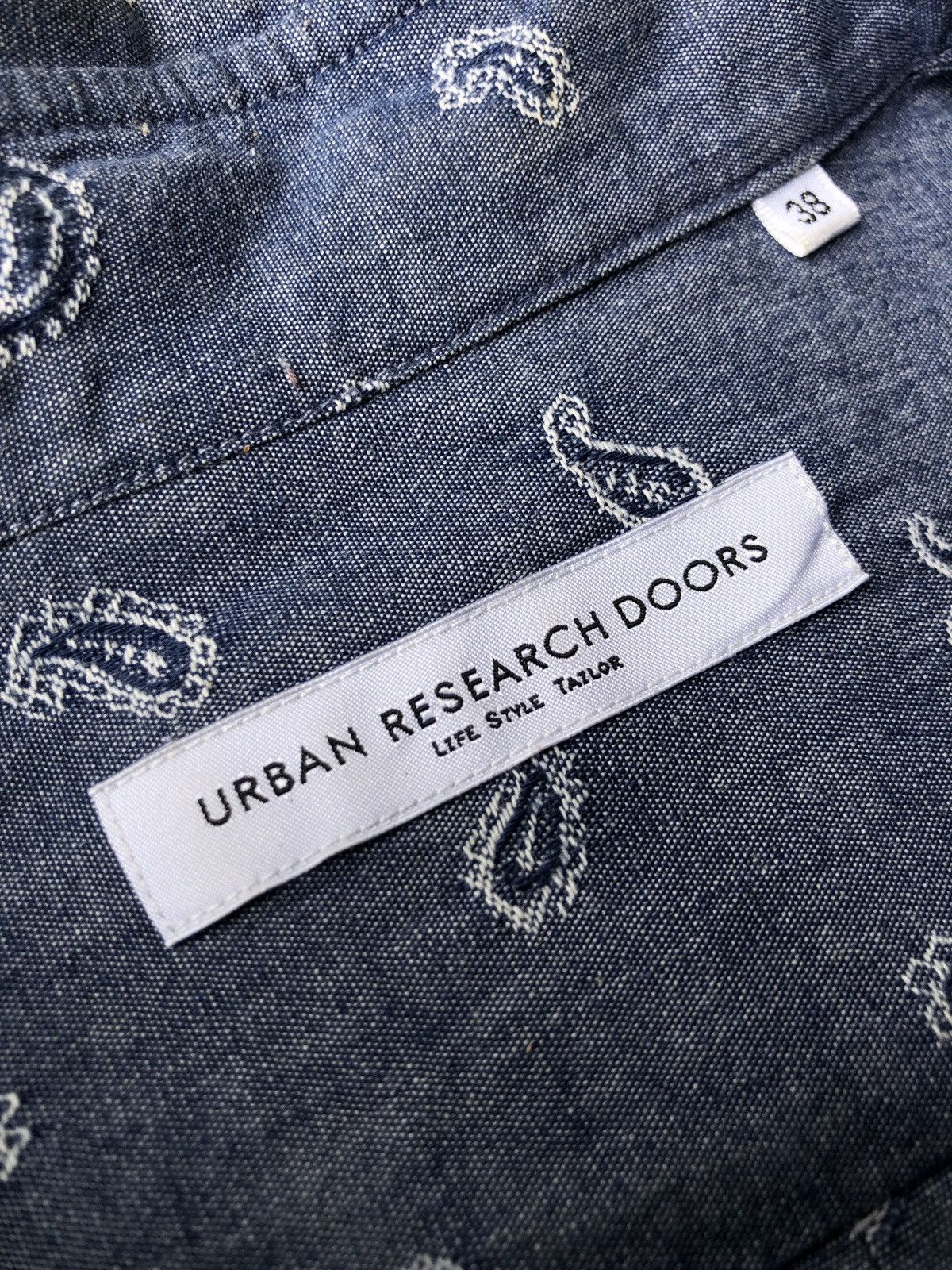 Japanese Brand × URBAN RESEARCH DOORS URBAN RESEARCH DOORS Mens Blue Paisley slim fit Size US S / EU 44-46 / 1 - 7 Thumbnail