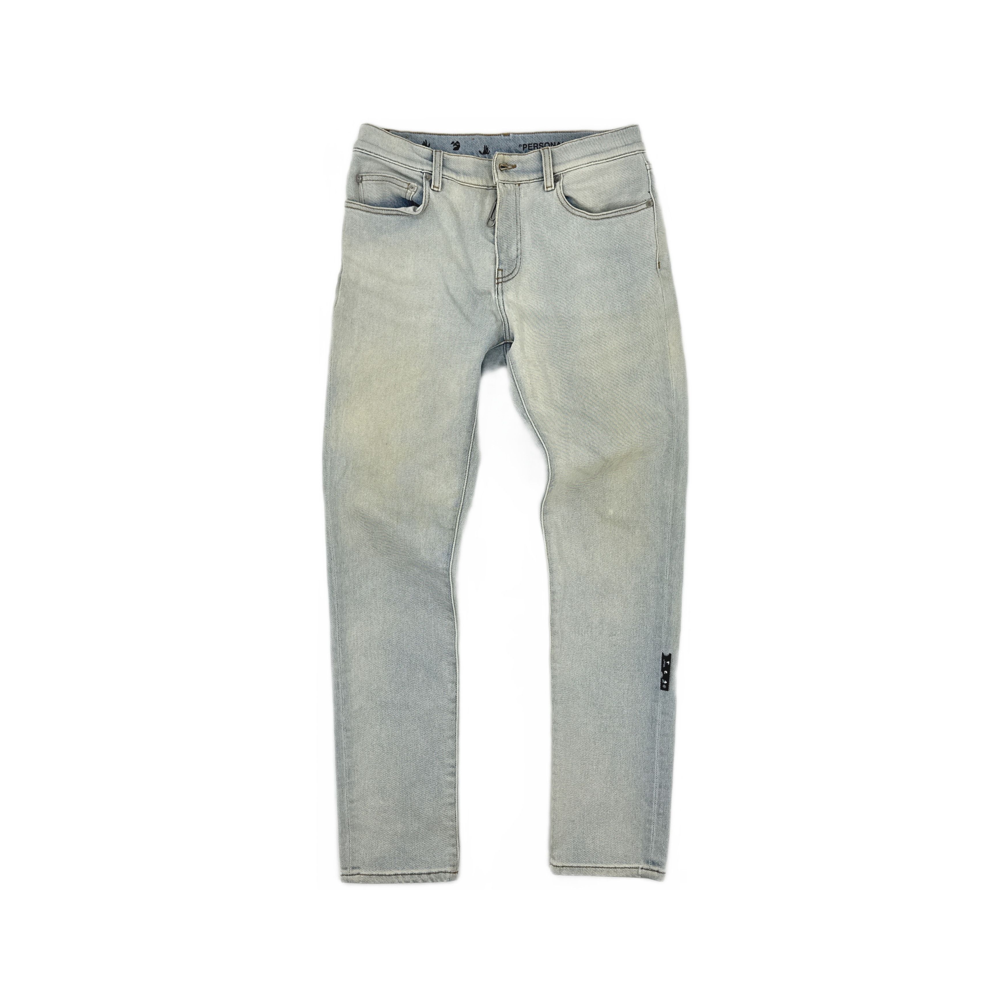 Off-White OFF-WHITE Personal Print Jeans Size 31 Size US 31 - 1 Thumbnail