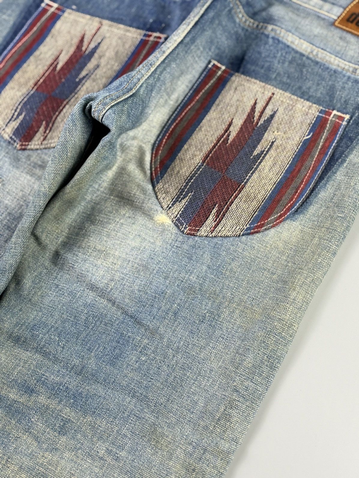 Junya Watanabe Junya Watanabe - S/S14 - Fringe Patchwork Jeans Size 32" / US 10 / IT 46 - 13 Thumbnail