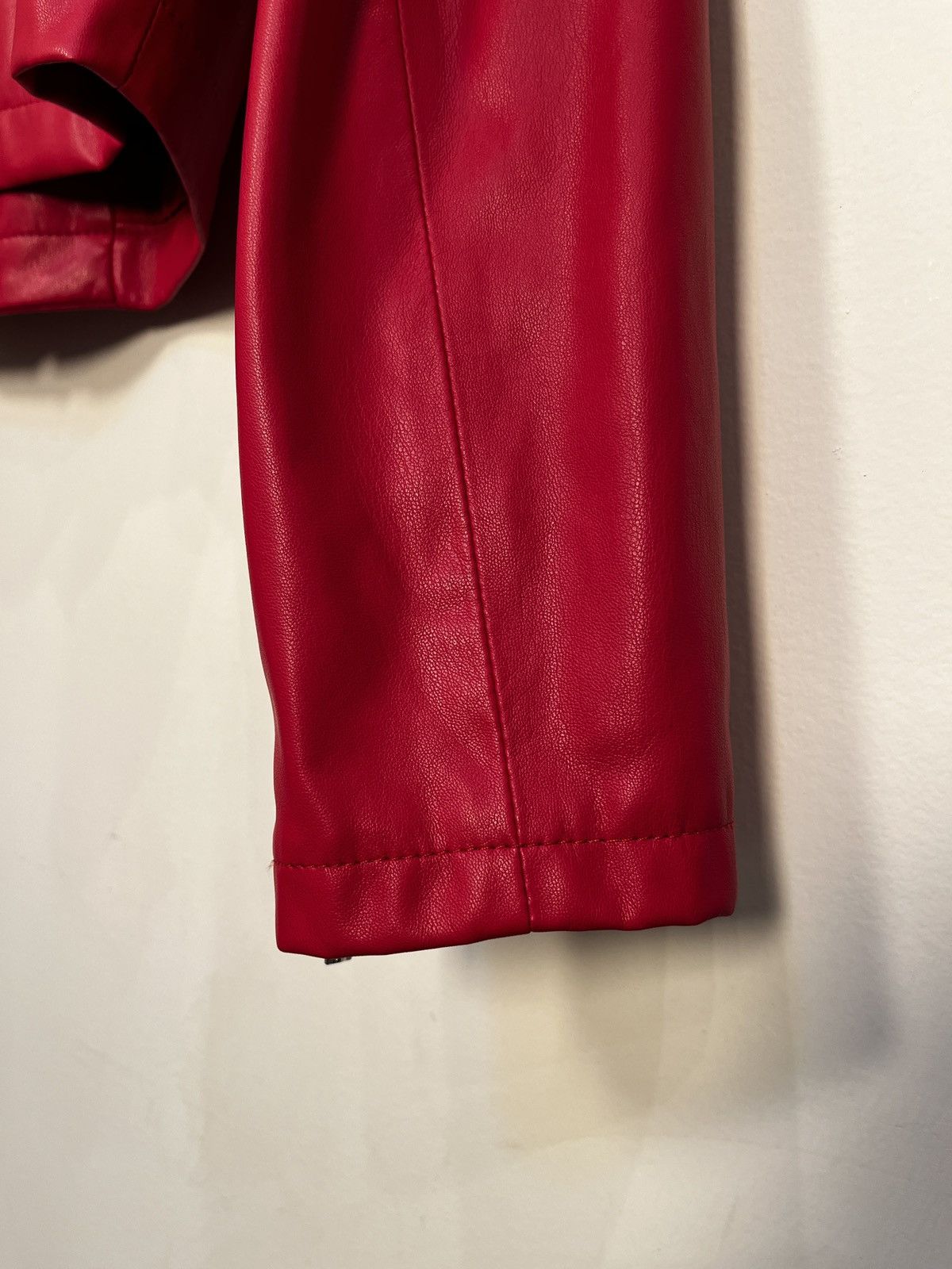 Mowalola Mowalola Faux Leather Cross Jacket (unisex) Size US L / EU 52-54 / 3 - 11 Thumbnail