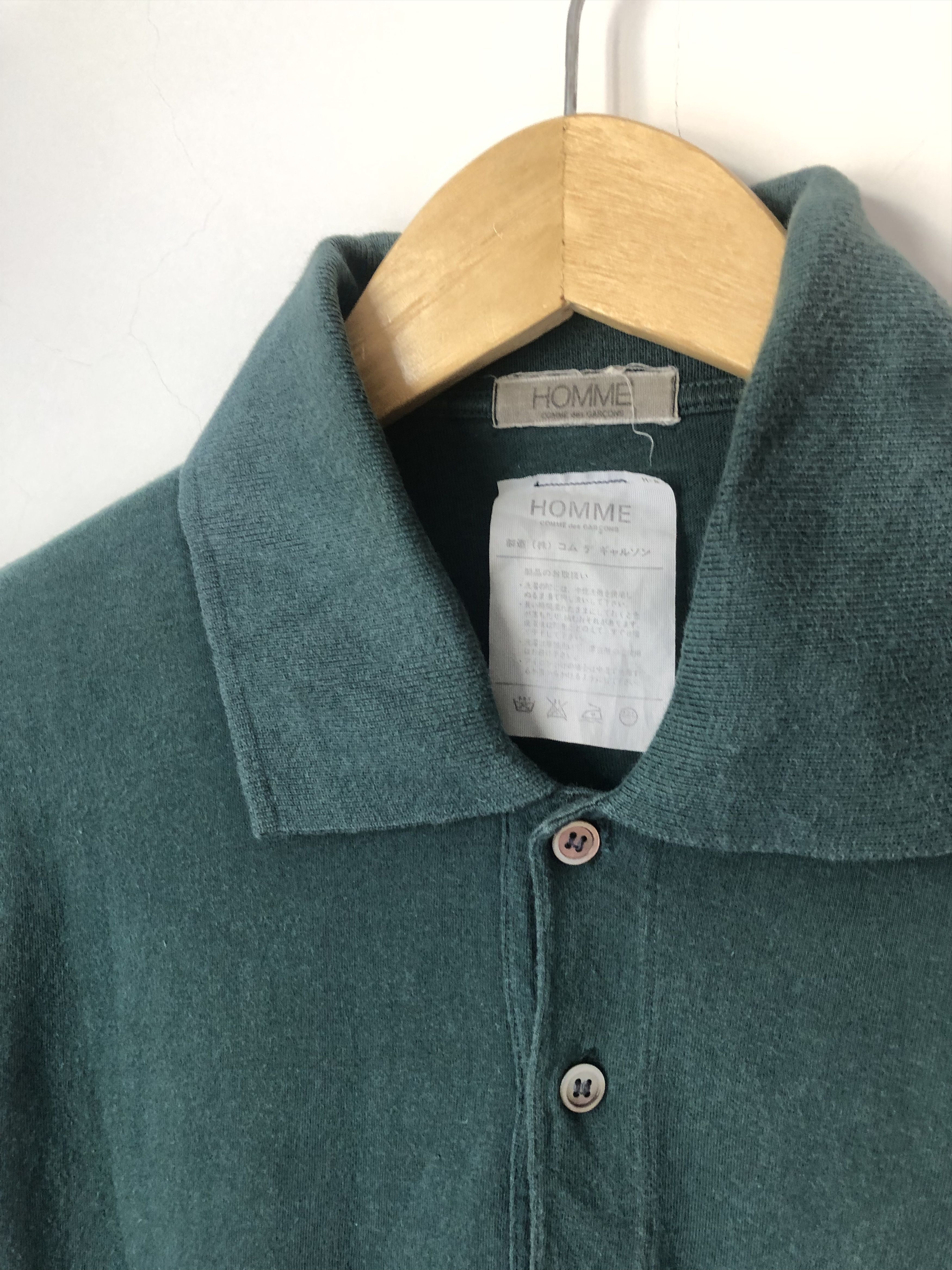 Comme des Garcons Homme vintage 80s polo Size US S / EU 44-46 / 1 - 2 Thumbnail