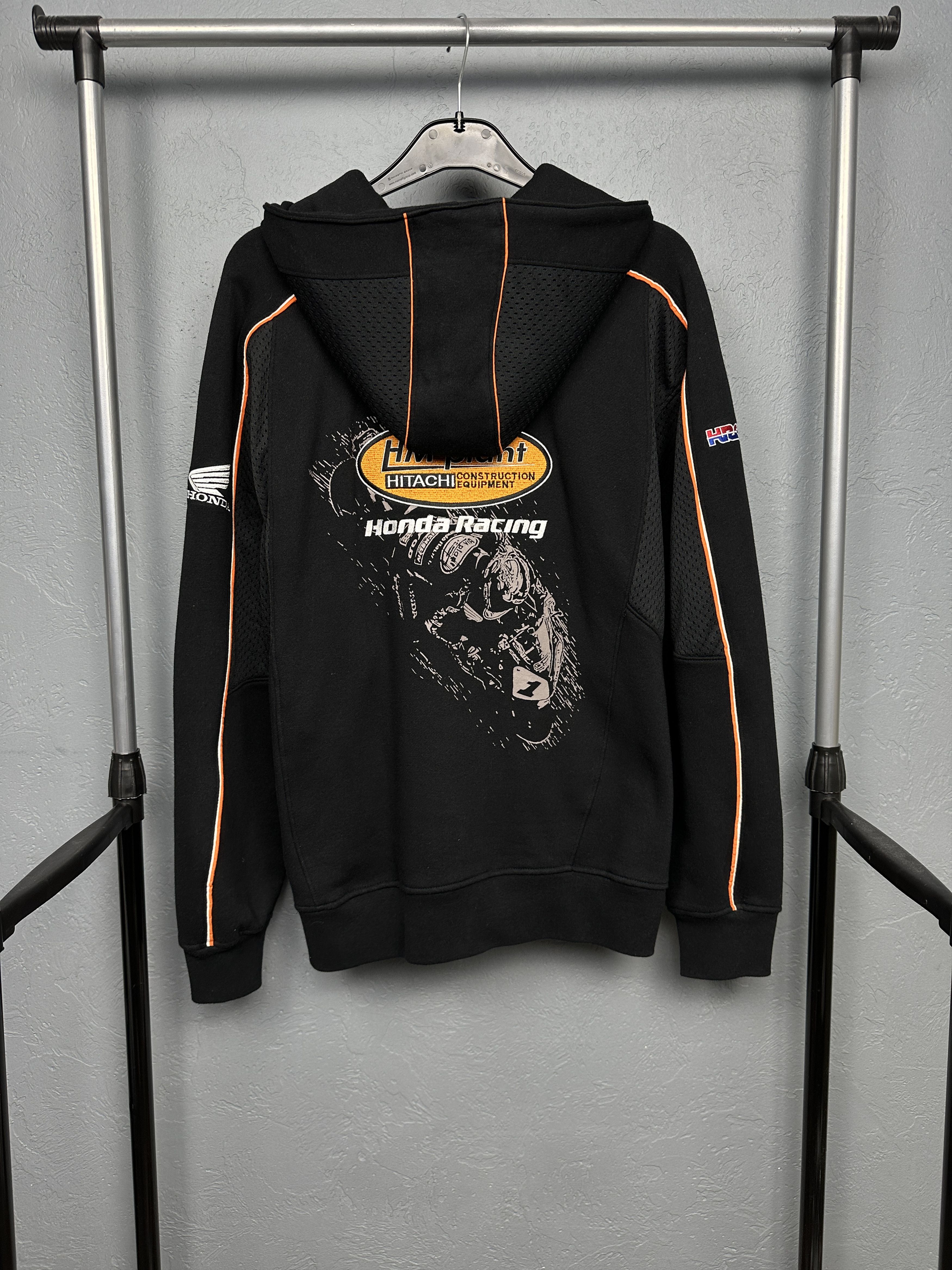 Honda Honda Racing Team Vintage Mens Zip Hoodie Size US S / EU 44-46 / 1 - 1 Thumbnail