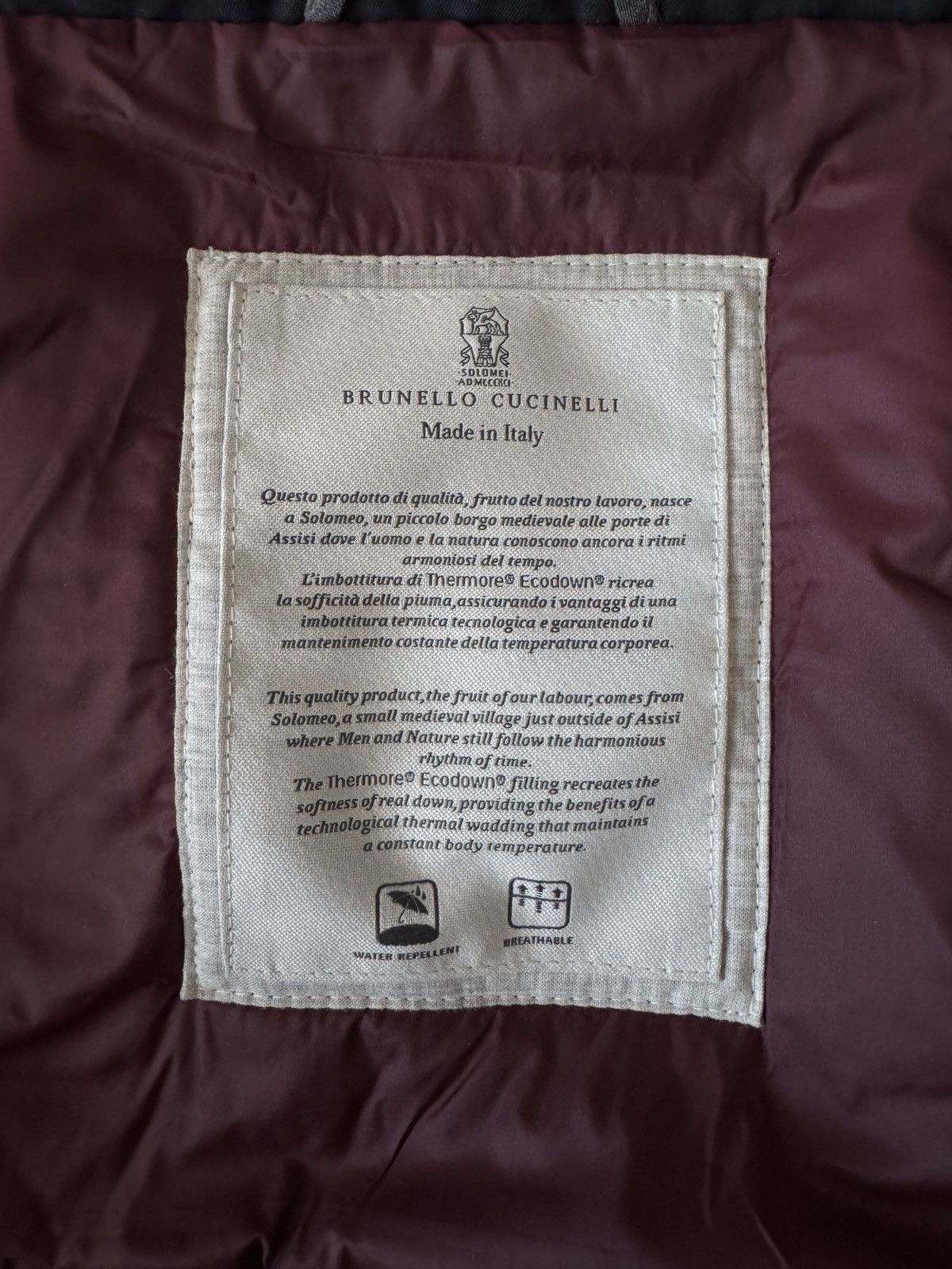 Brunello Cucinelli 🔥🔥 Brunello Cucinelli Navy Nylon Padded Jacket Size US S / EU 44-46 / 1 - 7 Thumbnail