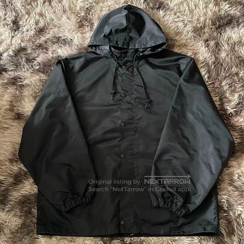 Balenciaga Yellow Tape Letter Logo Stormproof Jacket