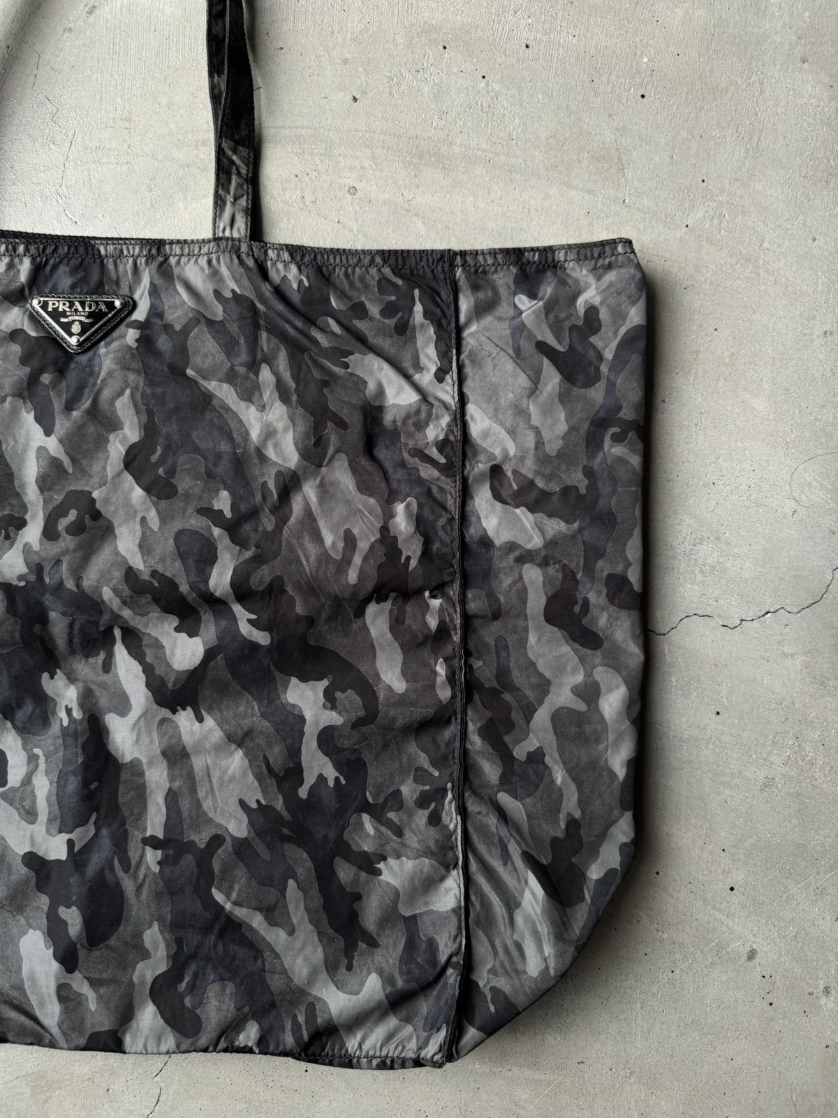 Prada Prada Vintage Logo Camouflage Totebag Size ONE SIZE - 4 Thumbnail