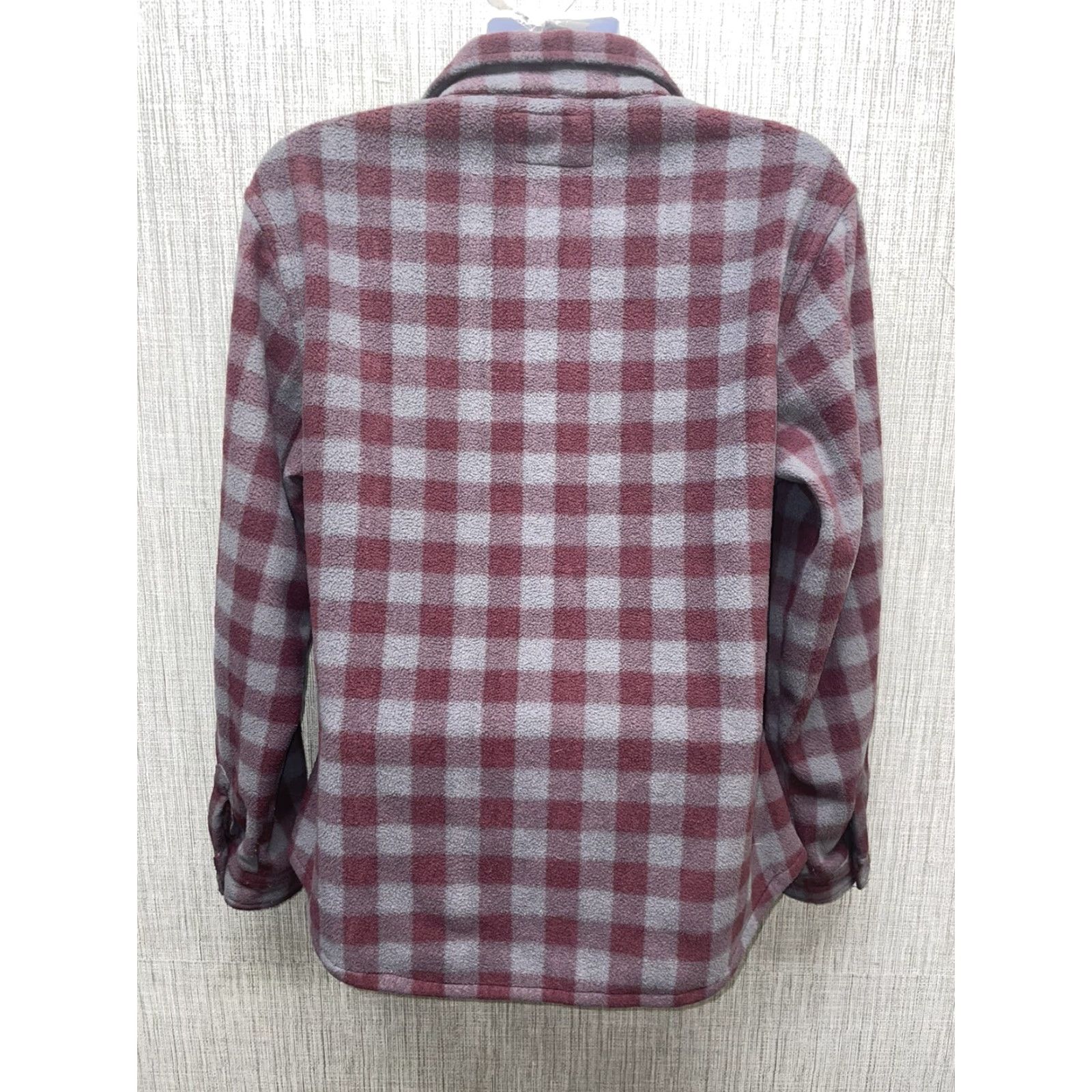 Vintage VINTAGE OutBack Trading Company XL Jacket Women Red Plaid Fleece Button Down Flannel Size XL / US 12-14 / IT 48-50 - 5 Thumbnail
