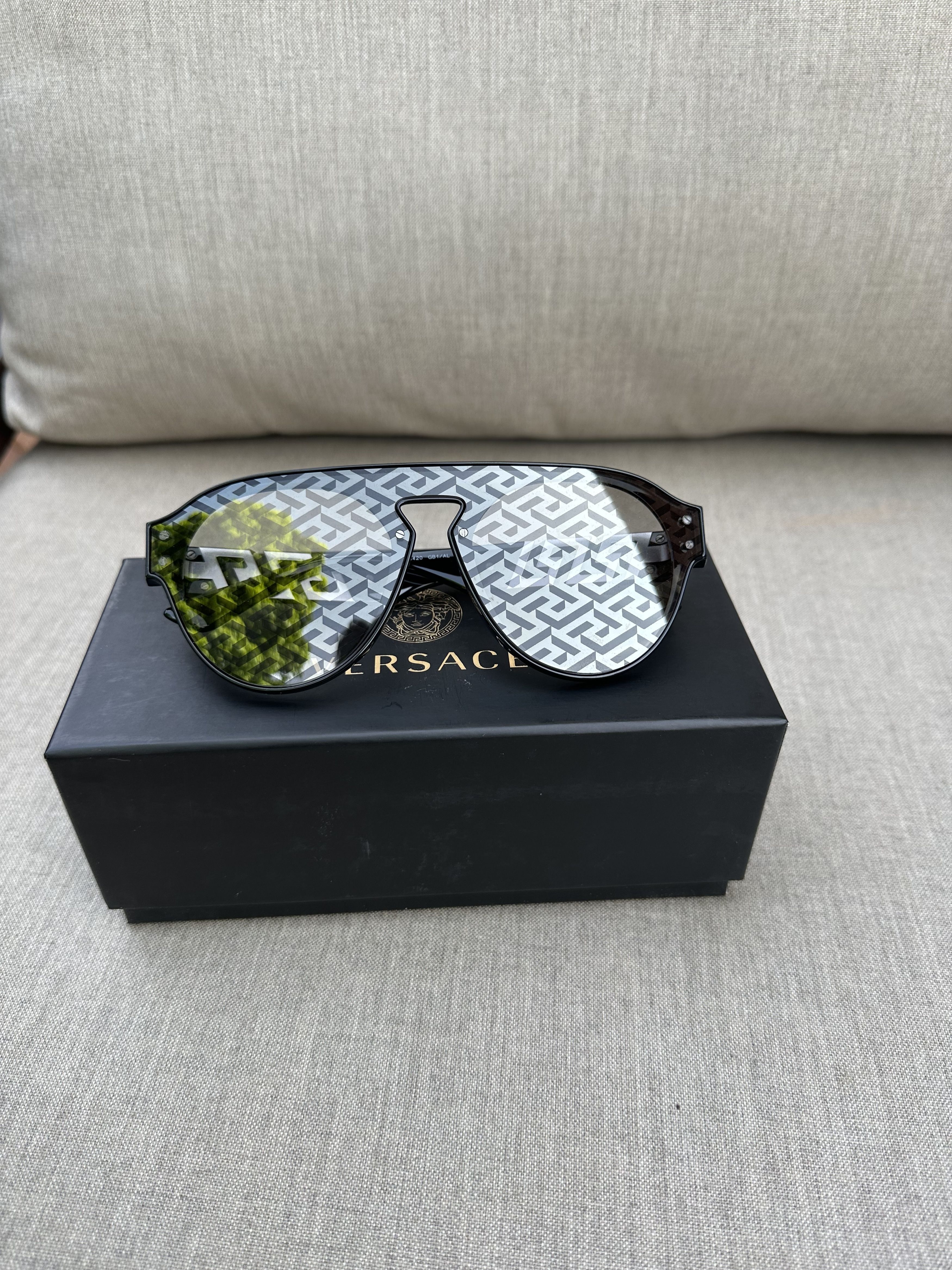 Versace 🕶️ Versace VE4420 Monogram Sunglasses – Brand New Size ONE SIZE - 14 Thumbnail