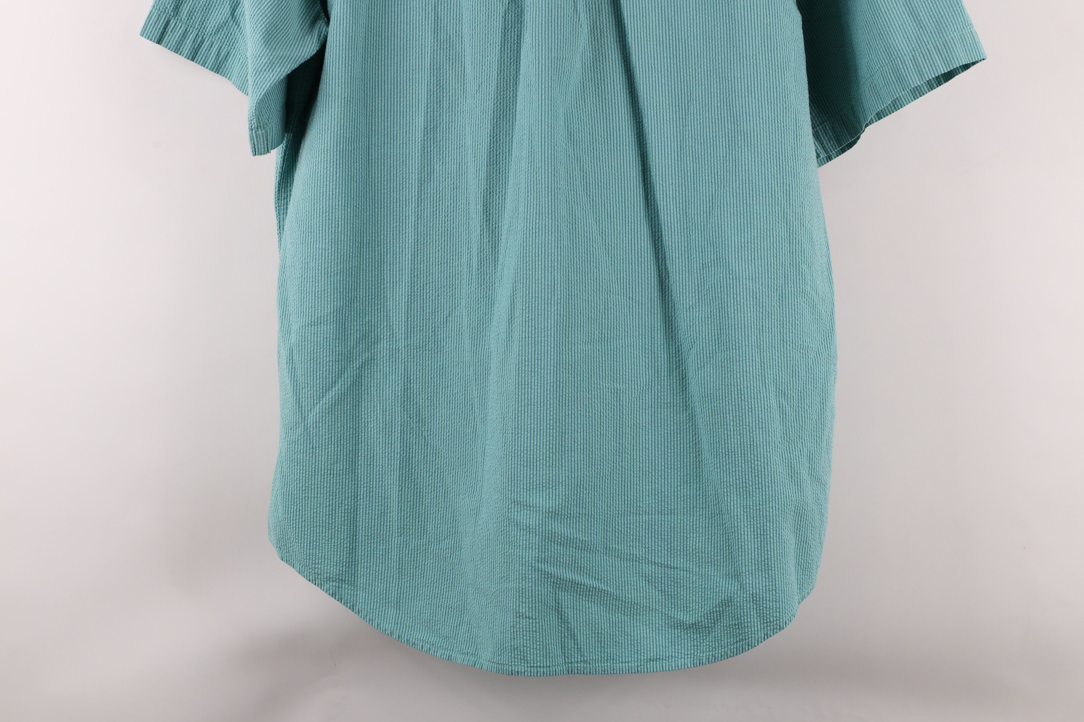 L.L. Bean × Vintage Vintage 90s LL Bean Sucker Short Sleeve Button Down Shirt Size US M / EU 48-50 / 2 - 10 Thumbnail