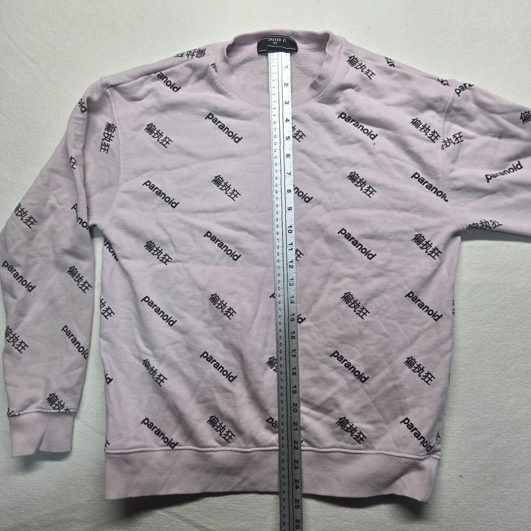 Forever 21 FOREVER 21 Paranoid Pink Retro Funny Polaroid Vintage Joke Camera Logo Gift Sweater Medium Mens Shirt Size US M / EU 48-50 / 2 - 6 Thumbnail