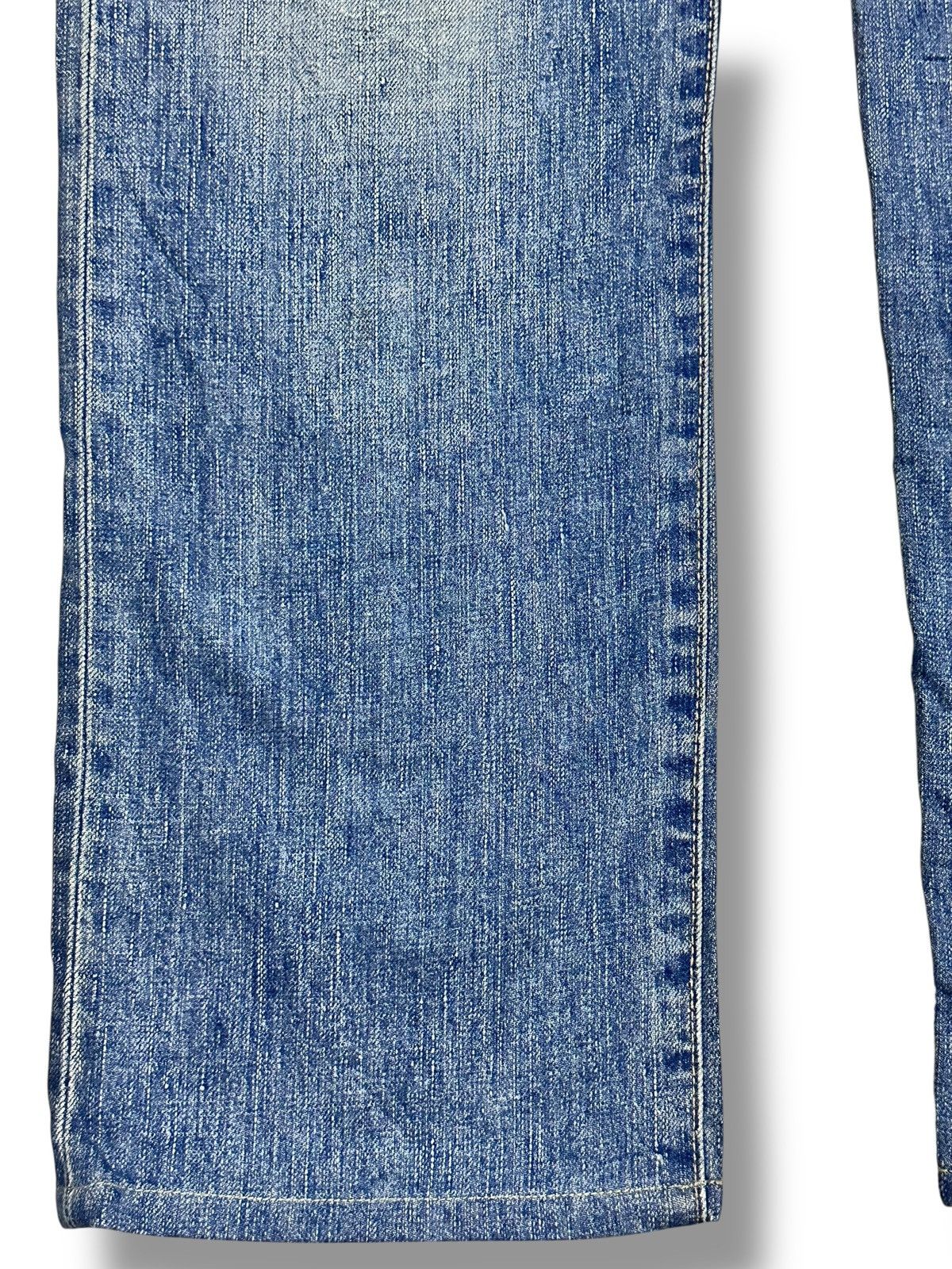 Edwin Edwin 502R Vintage 90's Distressed Baggy Loose & Faded Wash Size US 33 - 10 Thumbnail