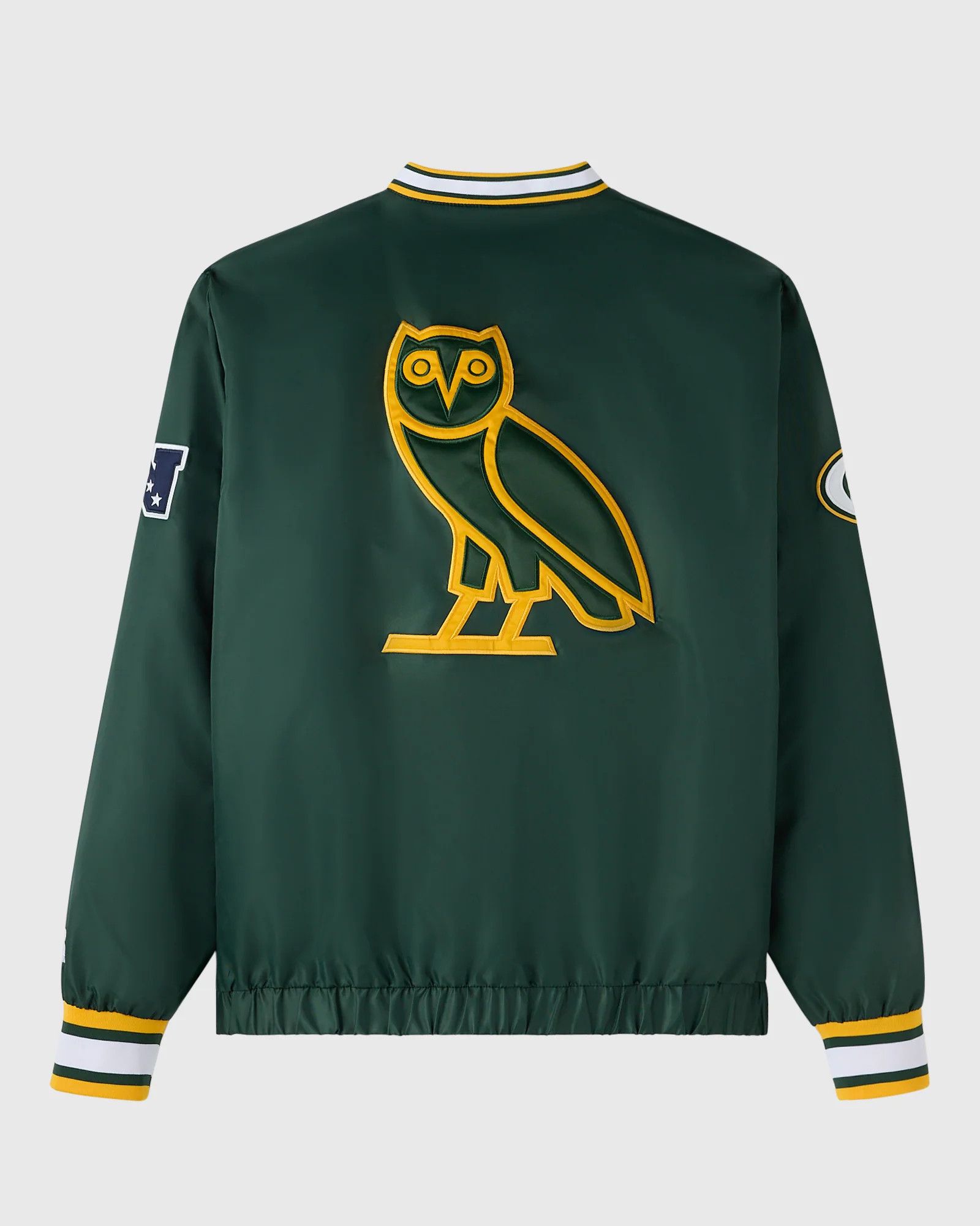 Drake OVO x NFL GREEN BAY PACKERS STARTER® TRAINER PULLOVER JACKET Size US M / EU 48-50 / 2 - 7 Thumbnail