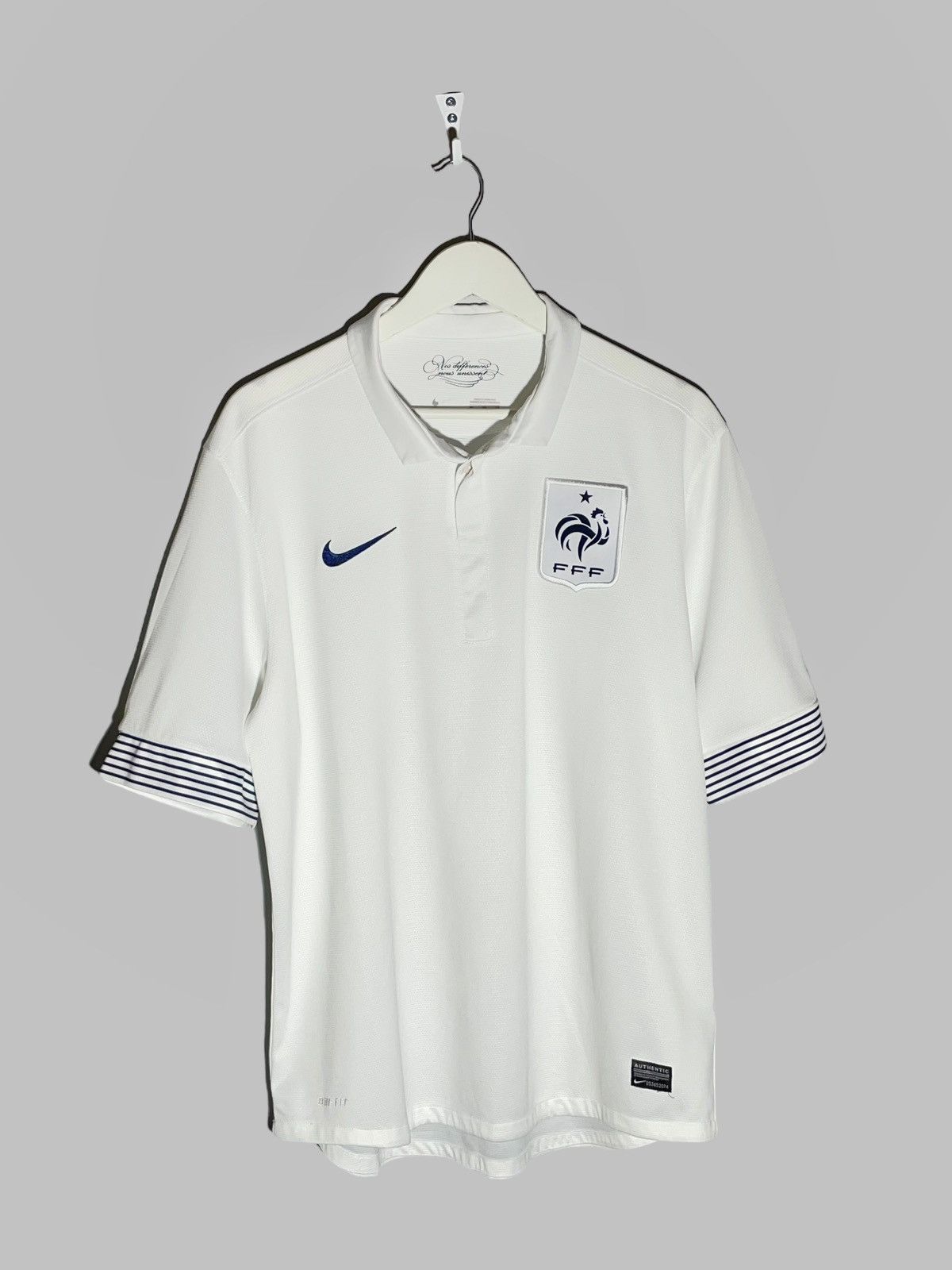 Nike National Team France Nike 2012 Away Football Shirt Size US XL / EU 56 / 4 - 1 Thumbnail