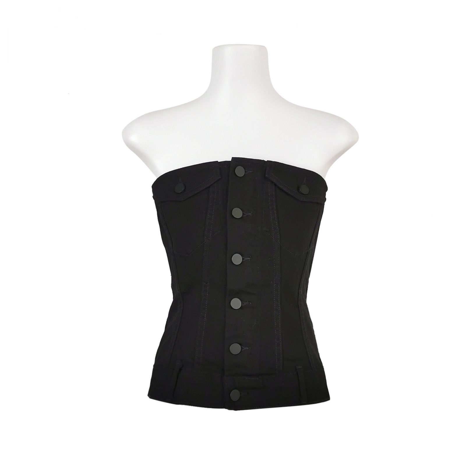 Alexander Wang Alexander Wang Denim Crop Top Size 0 Size XS / US 0-2 / IT 36-38 - 1 Thumbnail