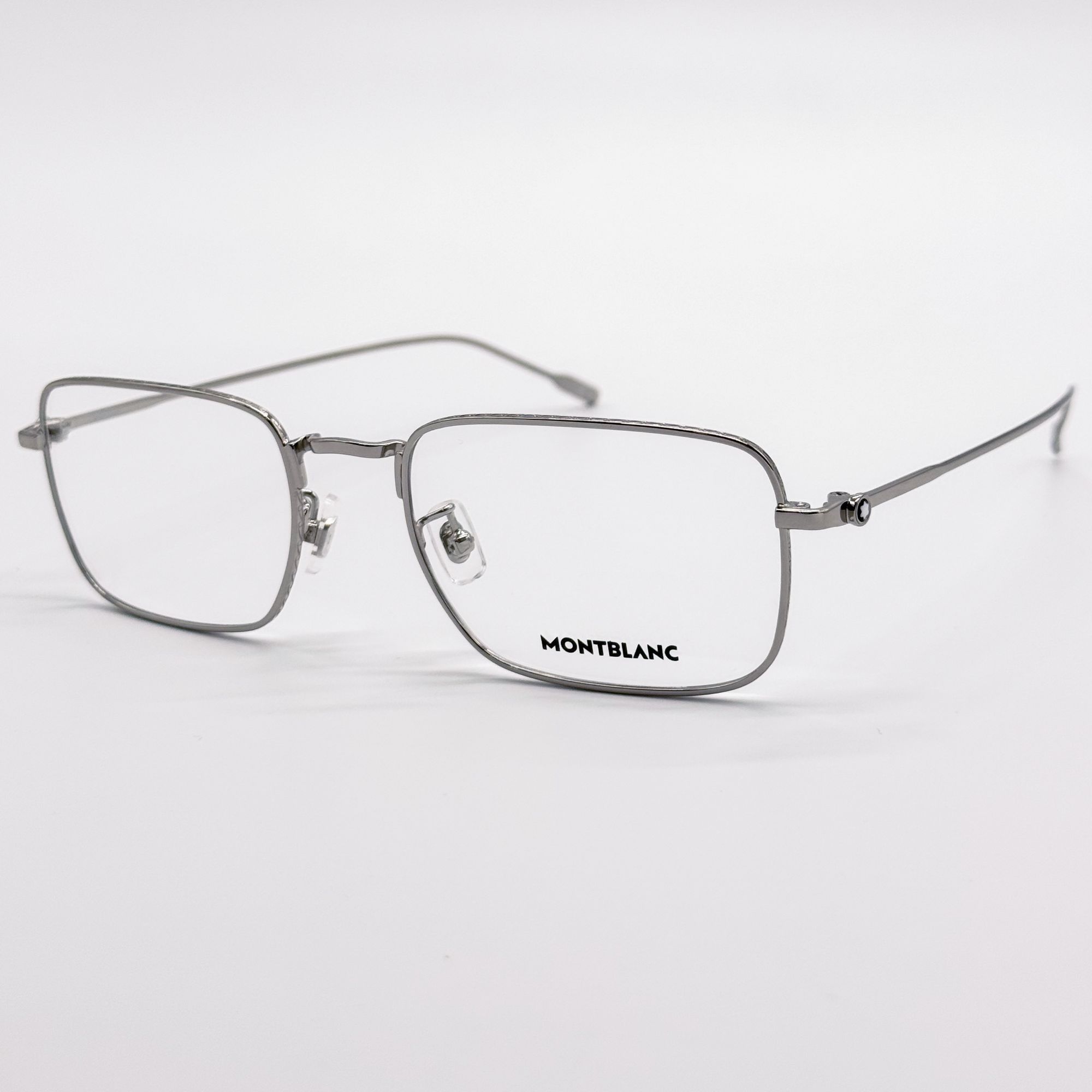 Montblanc NEW MONTBLANC EYEGLASSES MB0212O 005 SILVER MEN EYEWEAR Size ONE SIZE - 2 Thumbnail