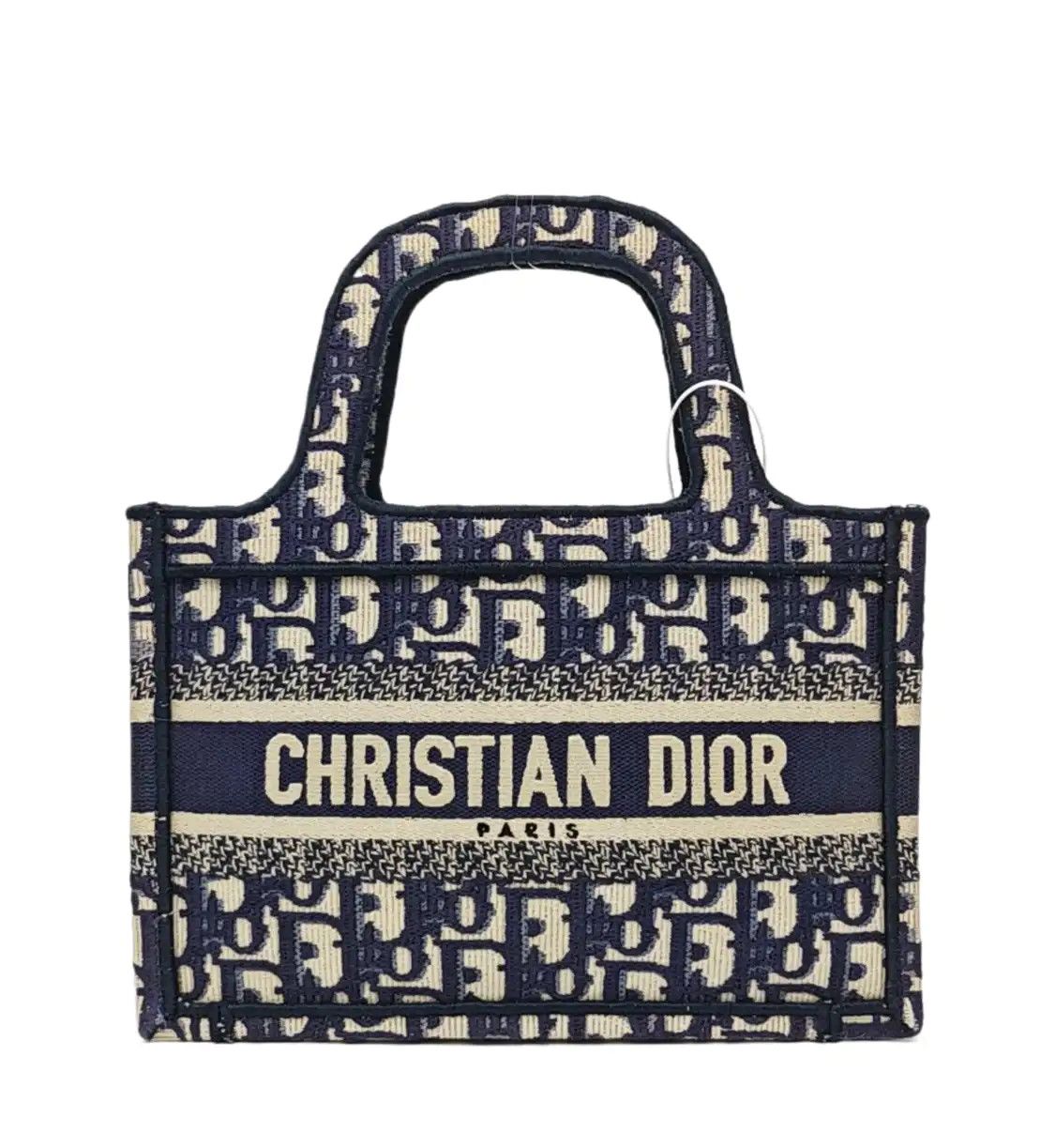 Dior DIOR Book Tote mini blue canvas handbag Size ONE SIZE - 1 Thumbnail