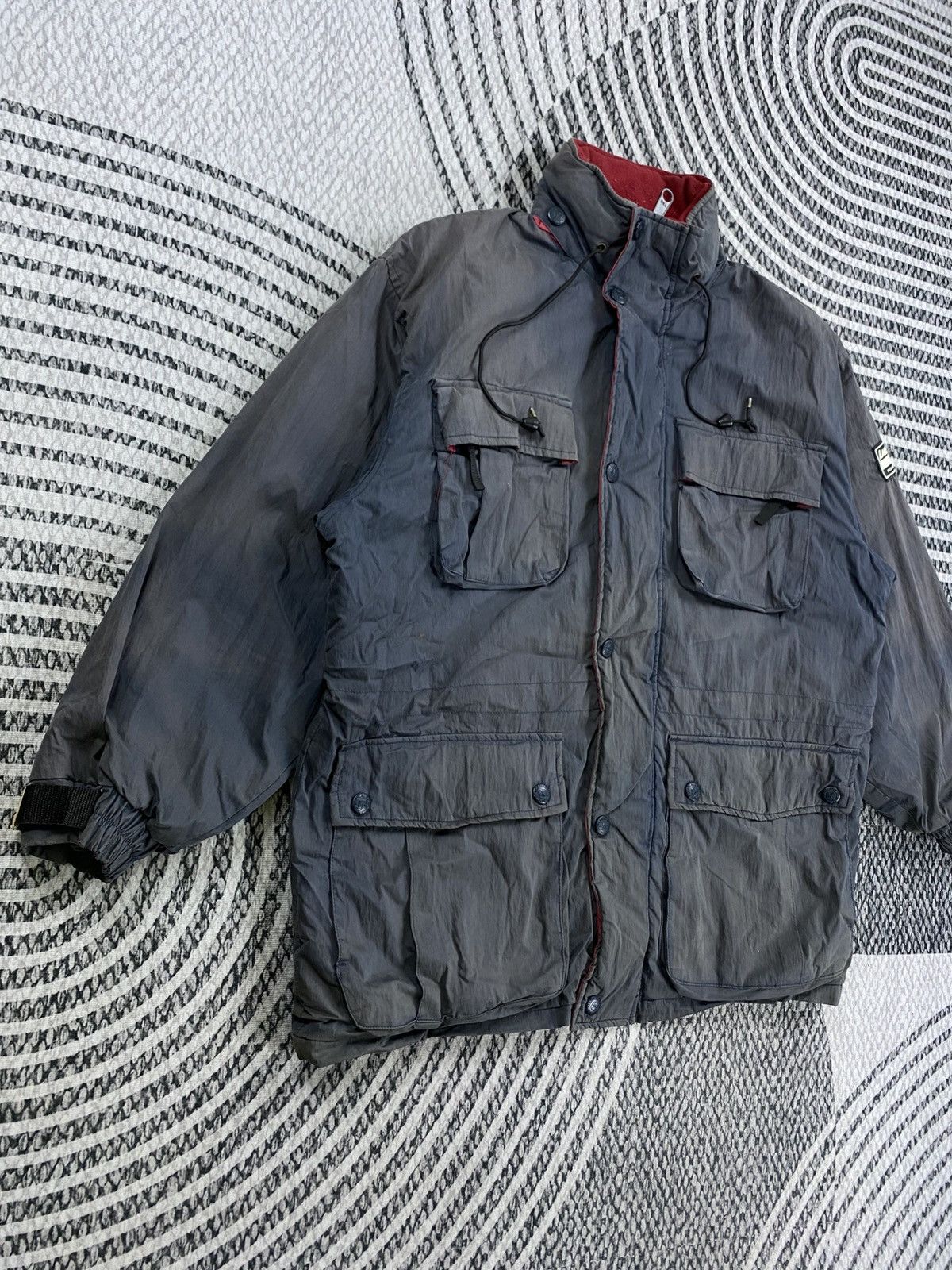 Japanese Brand Vintage Land Cruiser Four Wheel Drive Faded Zipper Jacket Size US XL / EU 56 / 4 - 4 Thumbnail