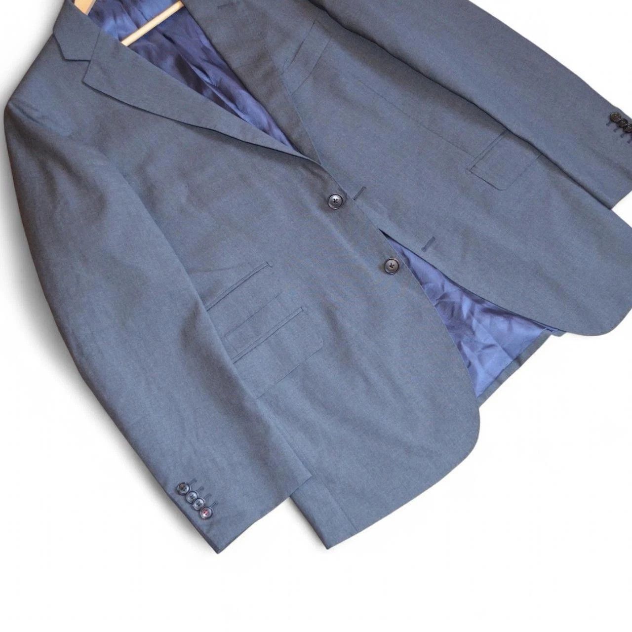 Suitsupply Suitsupply Sienna slim Guabello 130s grey wool jacket 40R Size 40R - 14 Thumbnail