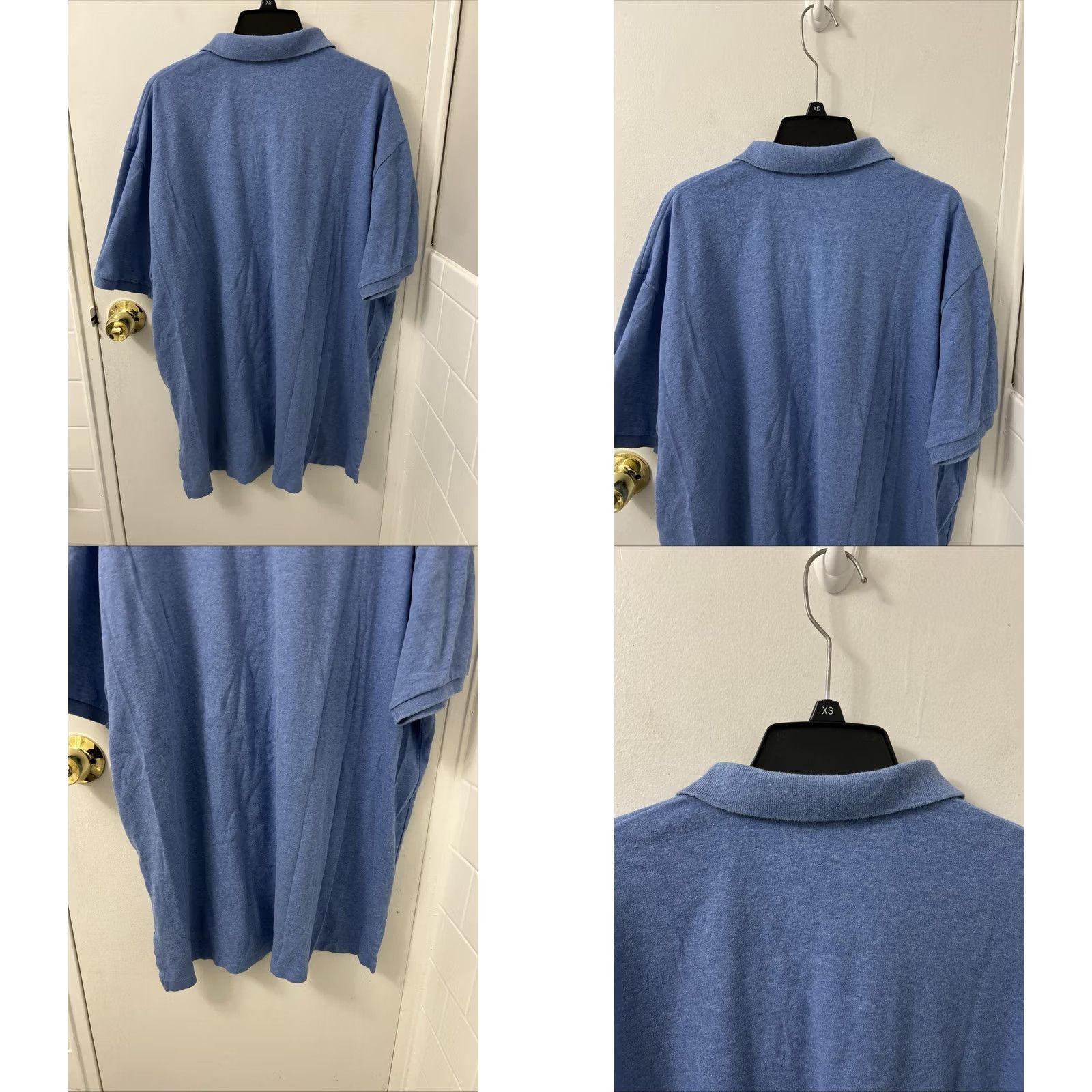 Polo Ralph Lauren VINTAGE Polo Ralph Lauren Shirt Mens 2XL Blue Yellow Pony Short Sleeve Polo by Ralph Lauren Mens 2XL Blue Size US XXL / EU 58 / 5 - 8 Thumbnail