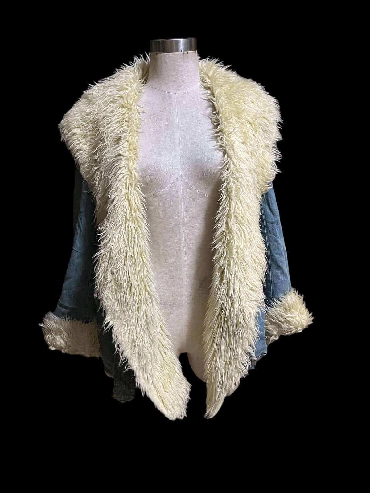 Tsumori Chisato Denim faux fur jacket Size M / US 6-8 / IT 42-44 - 7 Thumbnail