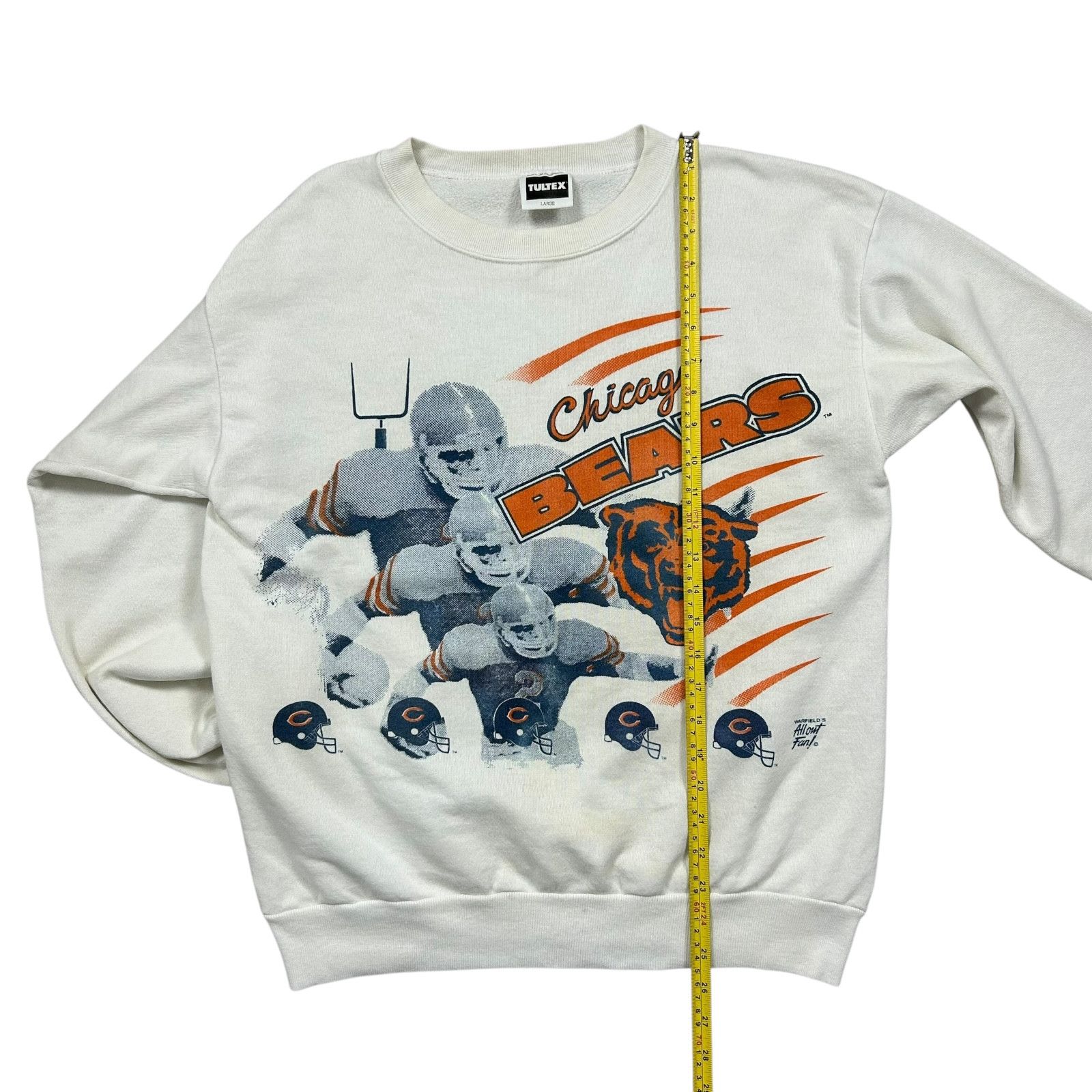 NFL VTG 90s NFL CHICAGO BEARS TULTEX SWEATSHIRT SIZE L Size US L / EU 52-54 / 3 - 8 Thumbnail