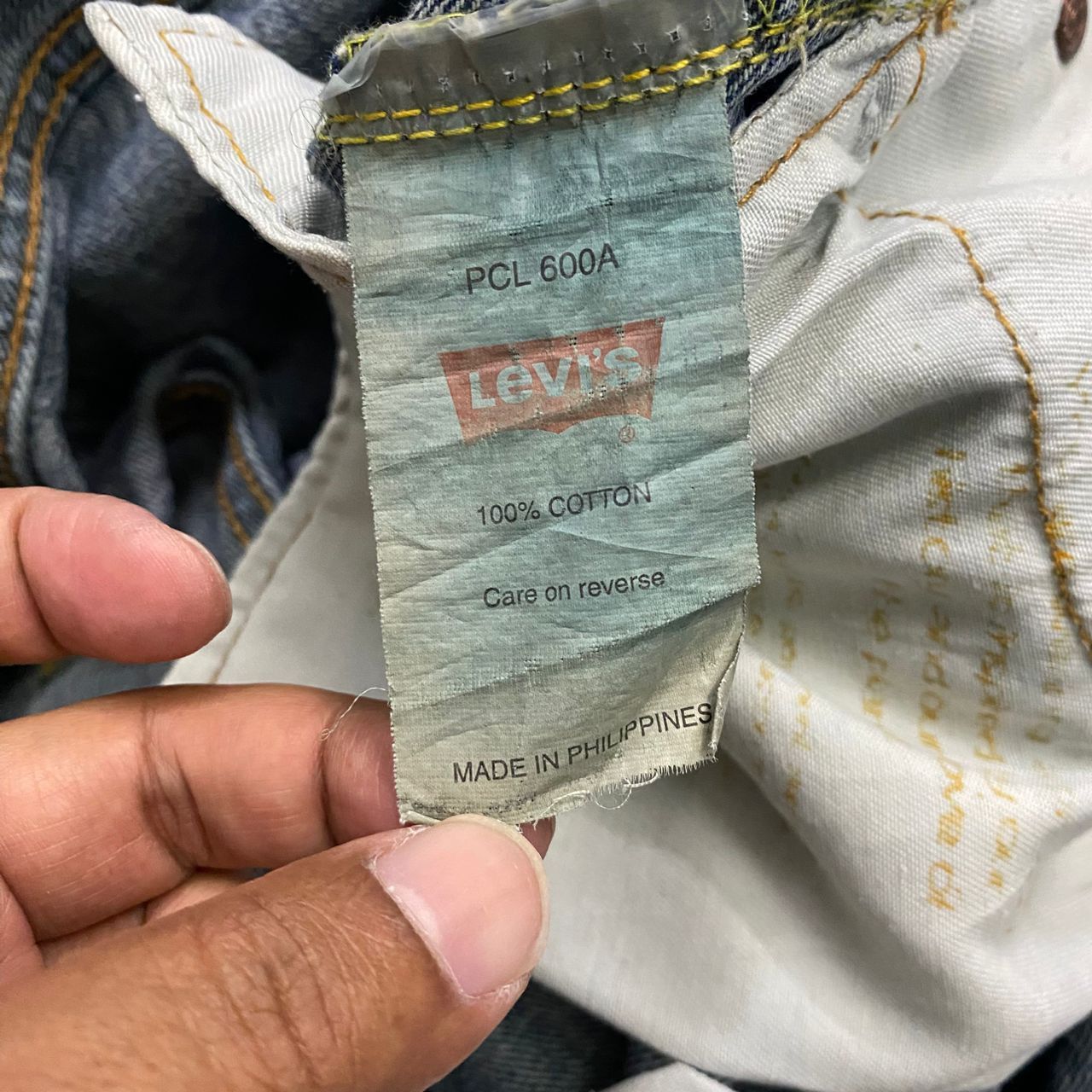 Levi's Vintage Levis Distressed Denim Kurt Cobain Style Size US 37 - 18 Thumbnail