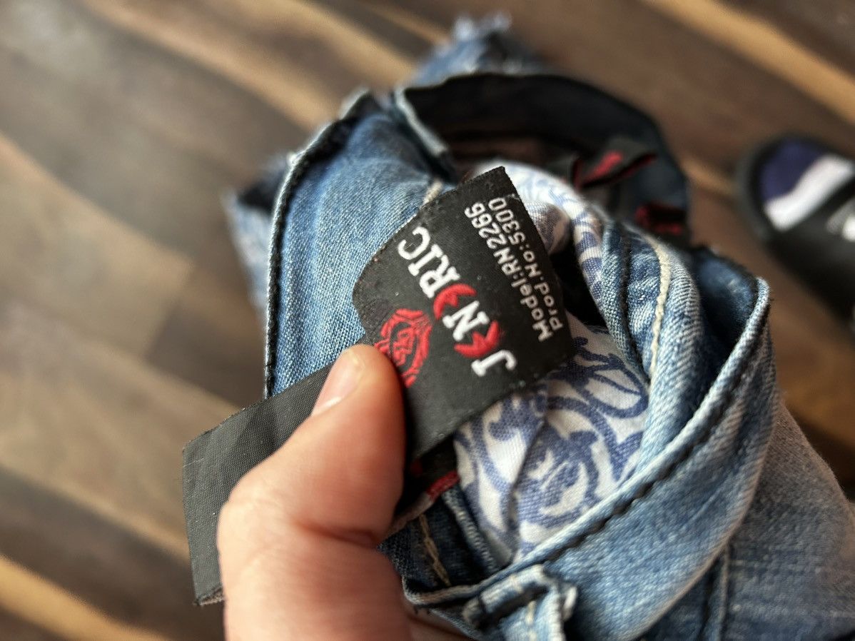 If Six Was Nine Vintage Jeneric patched distressed moto denim jeans Size US 32 / EU 48 - 10 Thumbnail