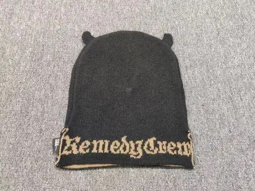 Japanese Brand Custom Produced Flip Down Beanie Mask Hat Black Size ONE SIZE - 1 Thumbnail