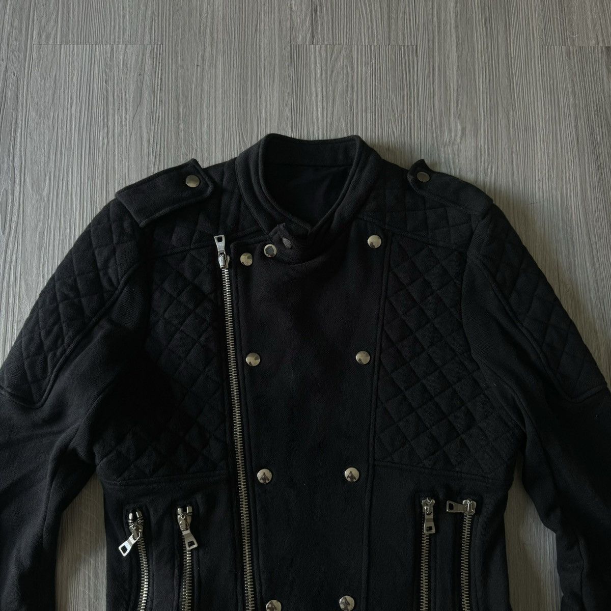 Pierre Balmain Pierre balmain paris wool material biker jackets Size S / US 4 / IT 40 - 3 Thumbnail