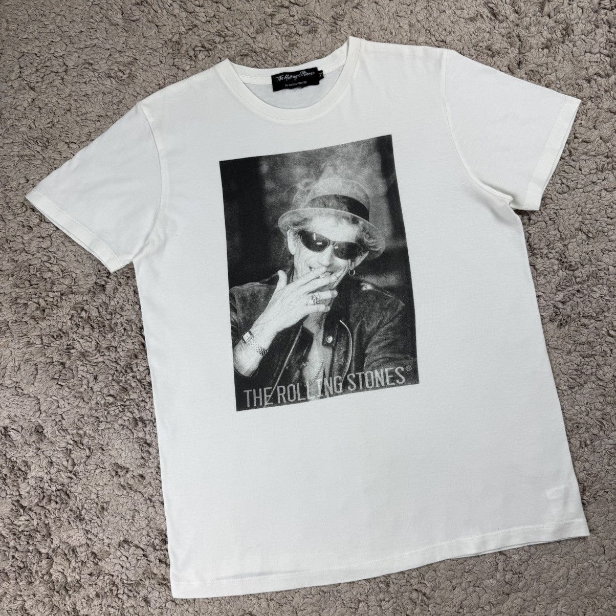 The Rolling Stones Vintage The Rolling Stones Keith Richards Photo T-shirt Size US M / EU 48-50 / 2 - 3 Thumbnail