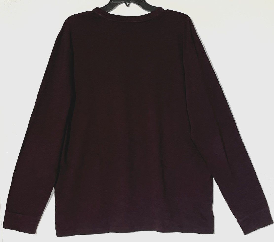 Vince VINCE 100% Cotton Long Sleeve Henley Tee Shirt Size US XL / EU 56 / 4 - 3 Thumbnail