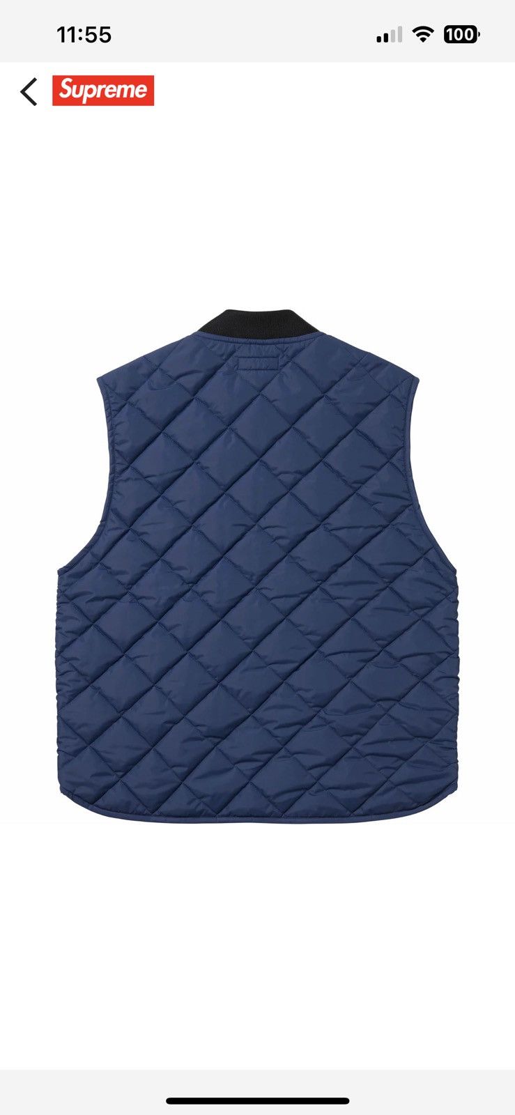 Supreme Pins Quilted Work Vest