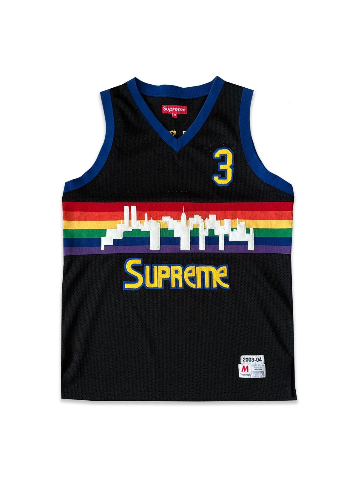 Supreme 2003 Supreme Denver Nuggets Skyline Jersey Size US M / EU 48-50 / 2 - 1 Thumbnail