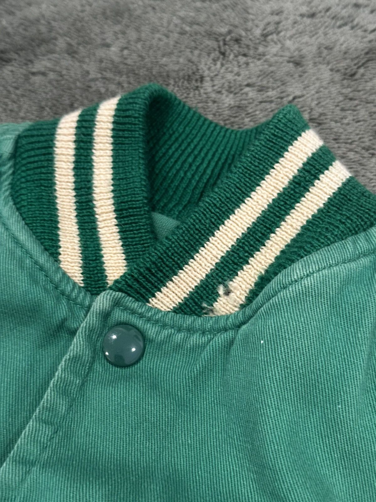 Vintage Vintage 1969 Green “Inter-Champs C.Y.O” Varsity Jacket Size US M / EU 48-50 / 2 - 7 Thumbnail
