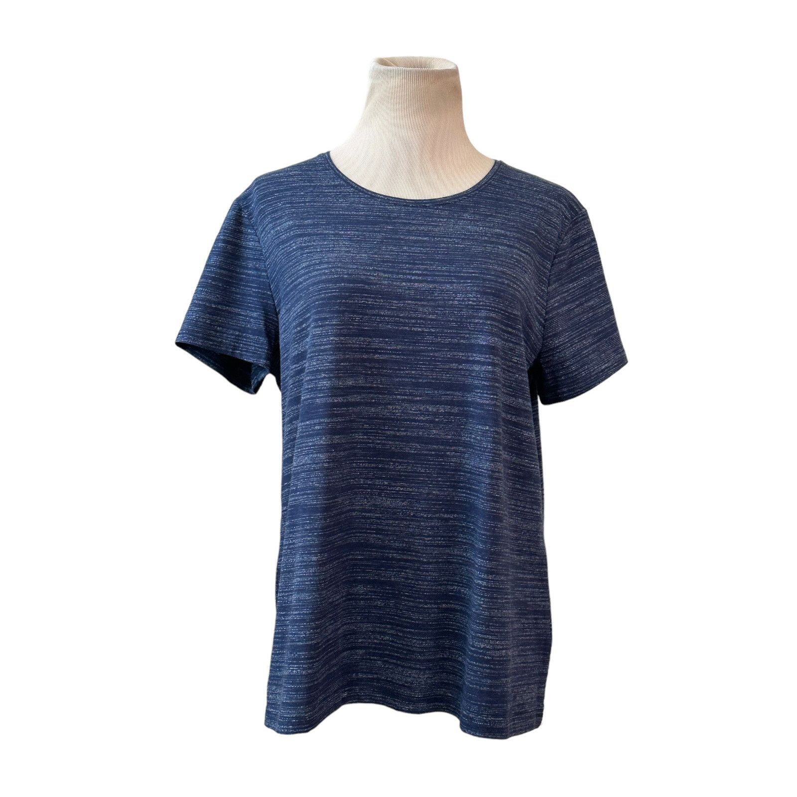 Croft & Barrow Croft & Barrow blue crew neck short sleeves t shirt size PL Size L / US 10 / IT 46 - 9 Thumbnail