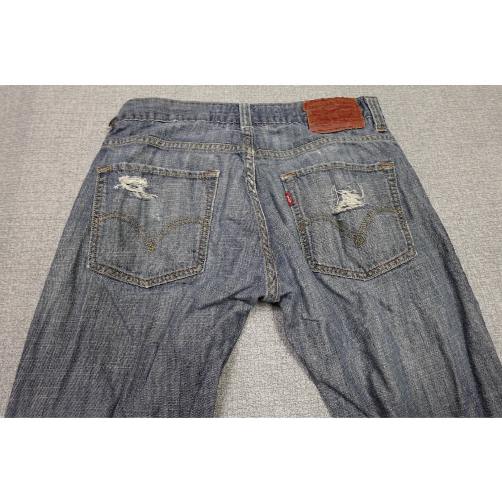 Levi's Levi's 511 Jeans Mens 30x32 Blue Skinny Fit Light Wash Cowboy Theme USA 2000s Mens Size US 30 / EU 46 - 5 Thumbnail