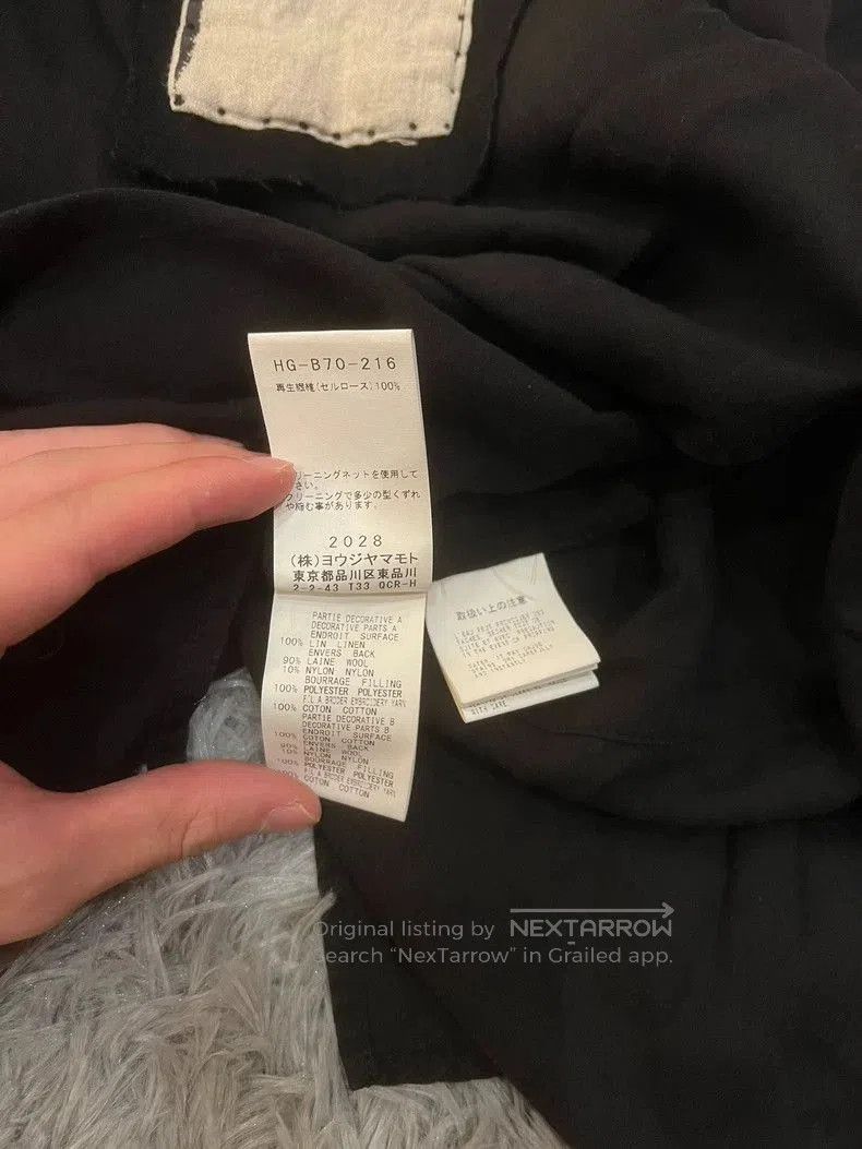 Yohji Yamamoto Yohji Yamamoto Ghost Hand Patch Shirt. Size US XL / EU 56 / 4 - 7 Thumbnail