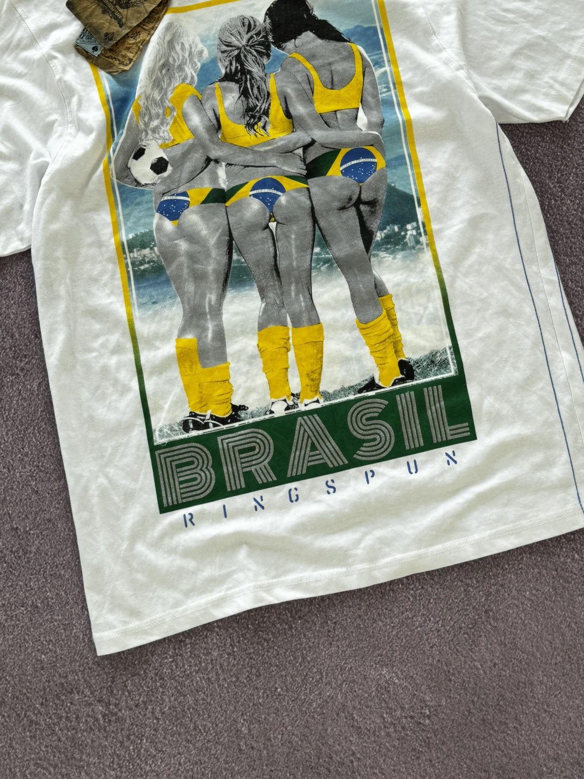Ringspun Vintage Y2K Ringspun Sexy Girl Print T-Shirt Size US L / EU 52-54 / 3 - 6 Thumbnail