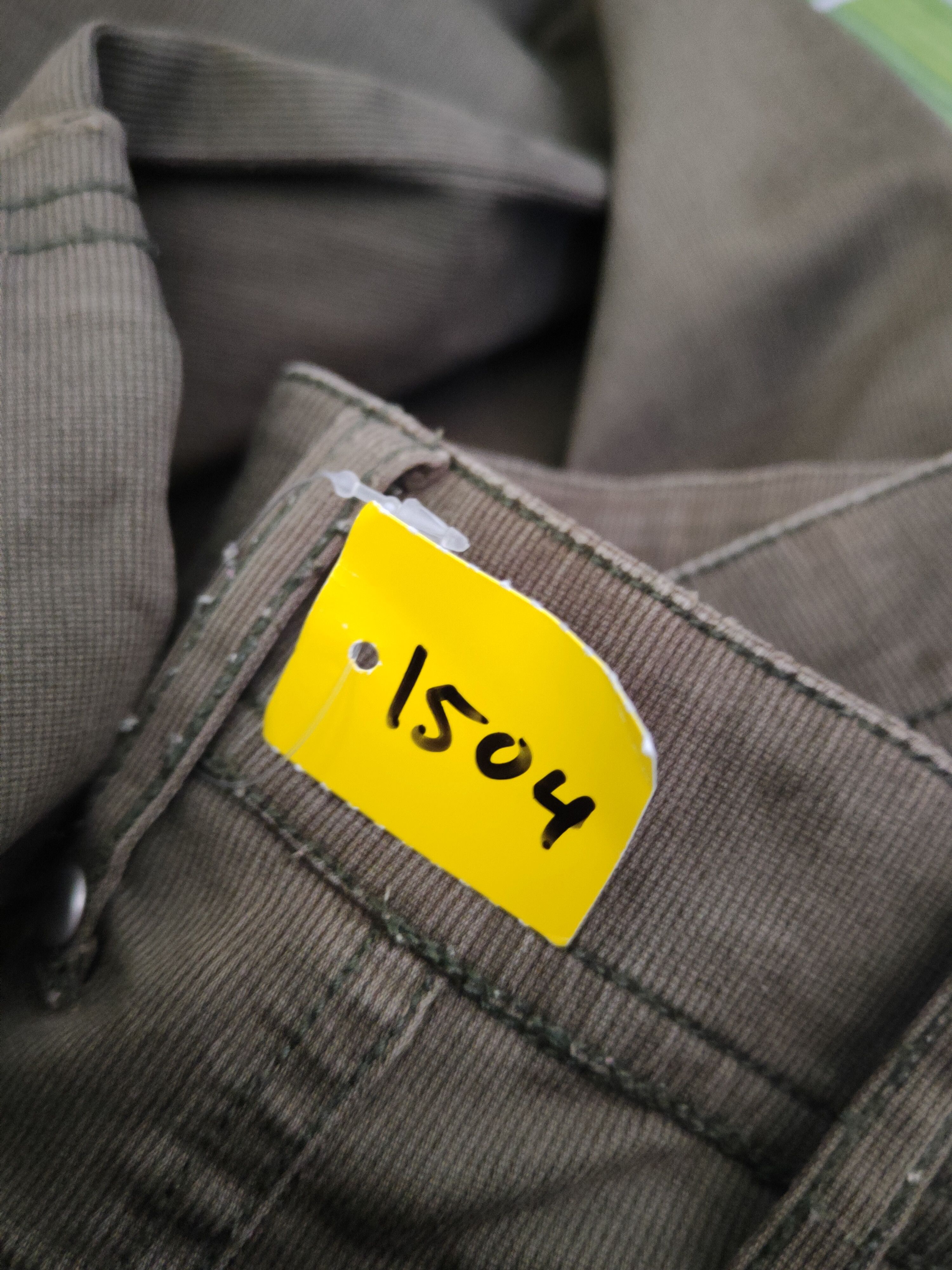 Japanese Brand DL Dear Bros Olive Multipocket Tactical Cargo Pants #1504 Size 30" / US 8 / IT 44 - 15 Thumbnail