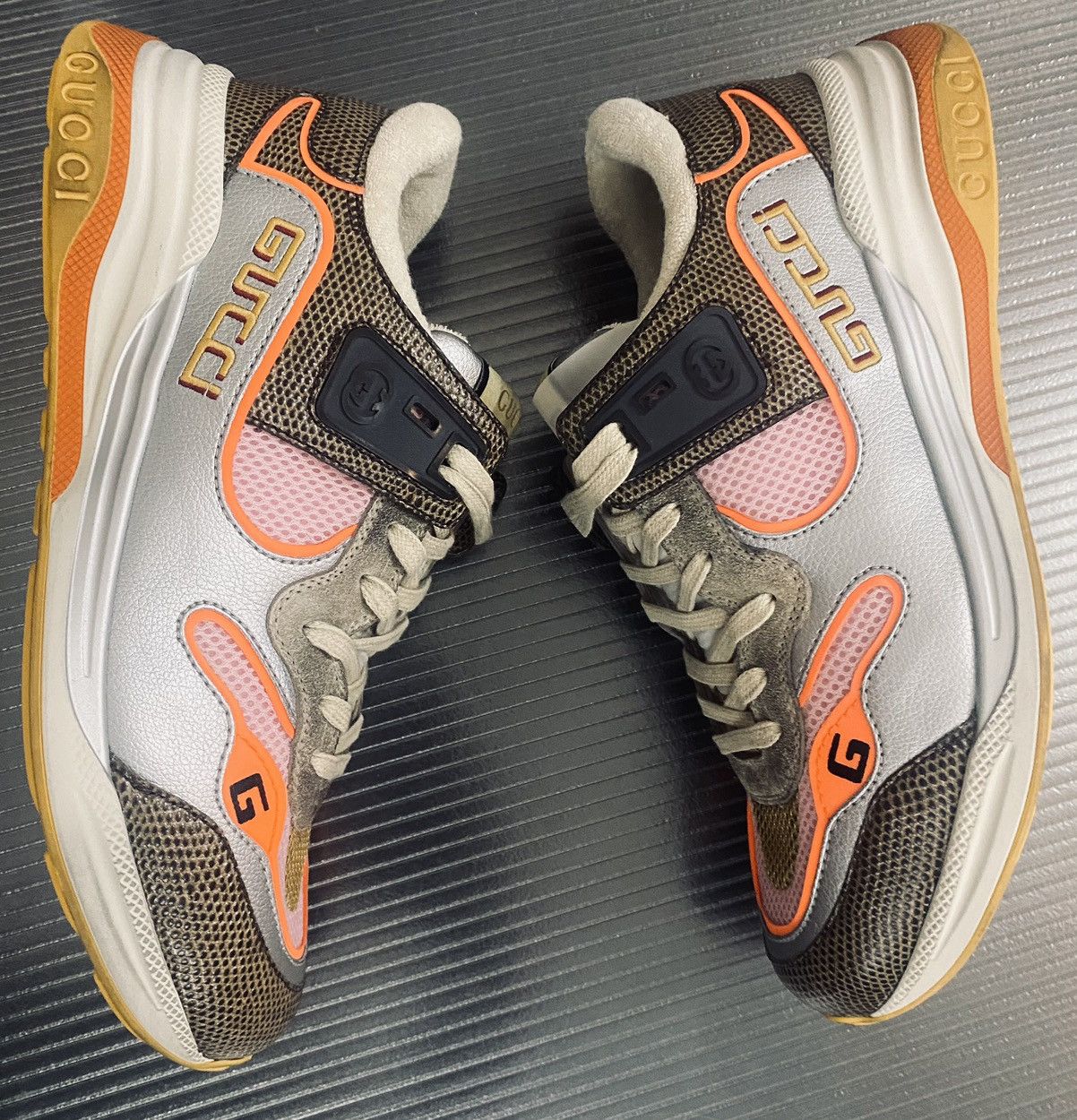 Gucci Gucci 🇮🇹 Lavaredo Fab Ultrapace sneakers 8uk NEW Size US 9 / EU 42 - 3 Thumbnail