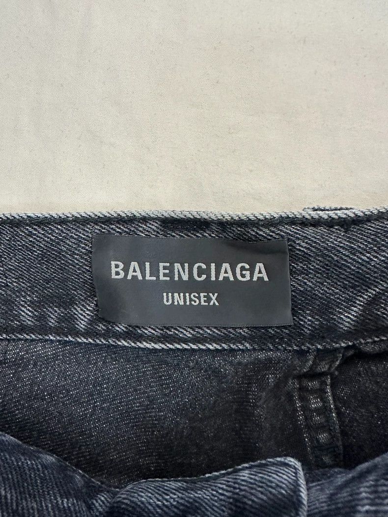 Balenciaga Balenciaga size S Slight Flare Denim Pants Size US 27 - 8 Thumbnail