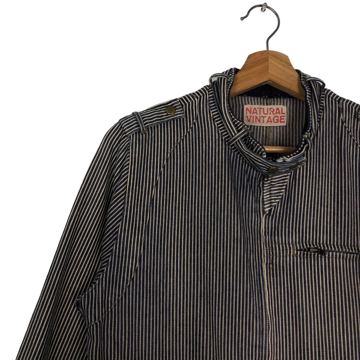 Hysteric Glamour 🔥Vintage Hikory Chore Jacket Natural Vintage Japan Made Size US M / EU 48-50 / 2 - 7 Thumbnail