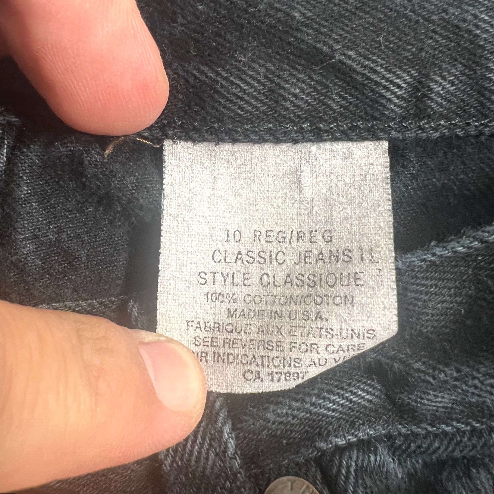 Gap VINTAGE Gap Womens Jeans Sz 10 High Rise Mom Classic Fit Dark Denim 90s Bohemian Country USA Size 27" / US 4 / IT 40 - 5 Thumbnail