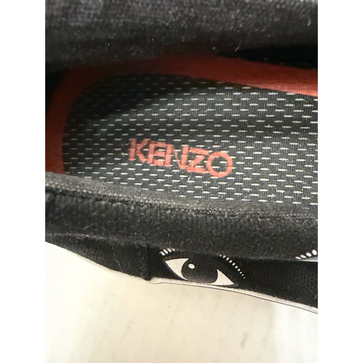 Kenzo KENZO EYE 👁️ BLACK SLIP ON SNEAKERS Size US 9 / EU 42 - 9 Thumbnail