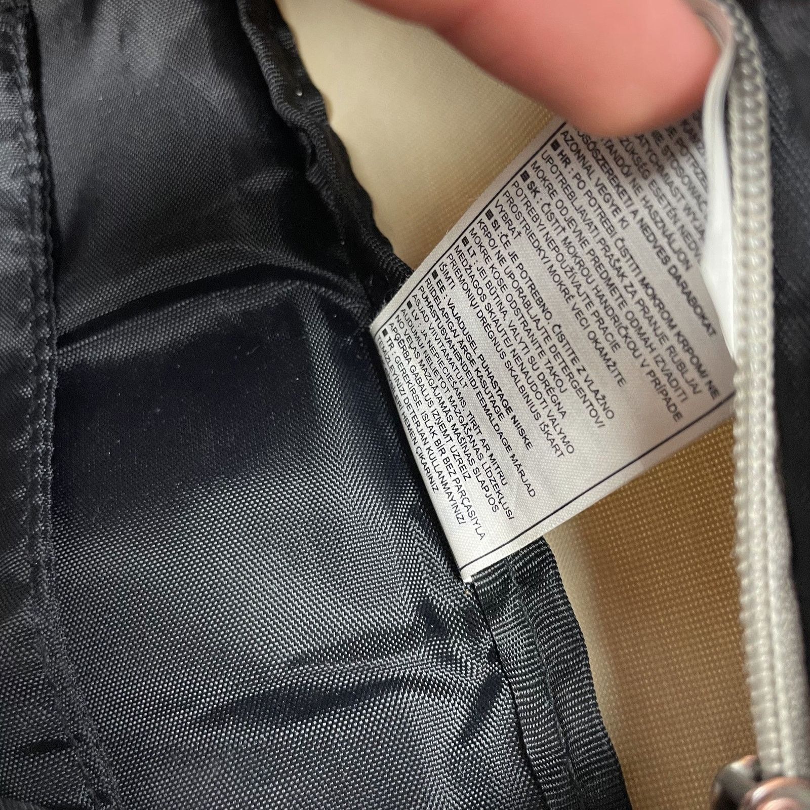 Nike × Vintage Nike Men's Gray Black Polyester Swoosh Pockets Backpack Bag Size ONE SIZE - 10 Thumbnail