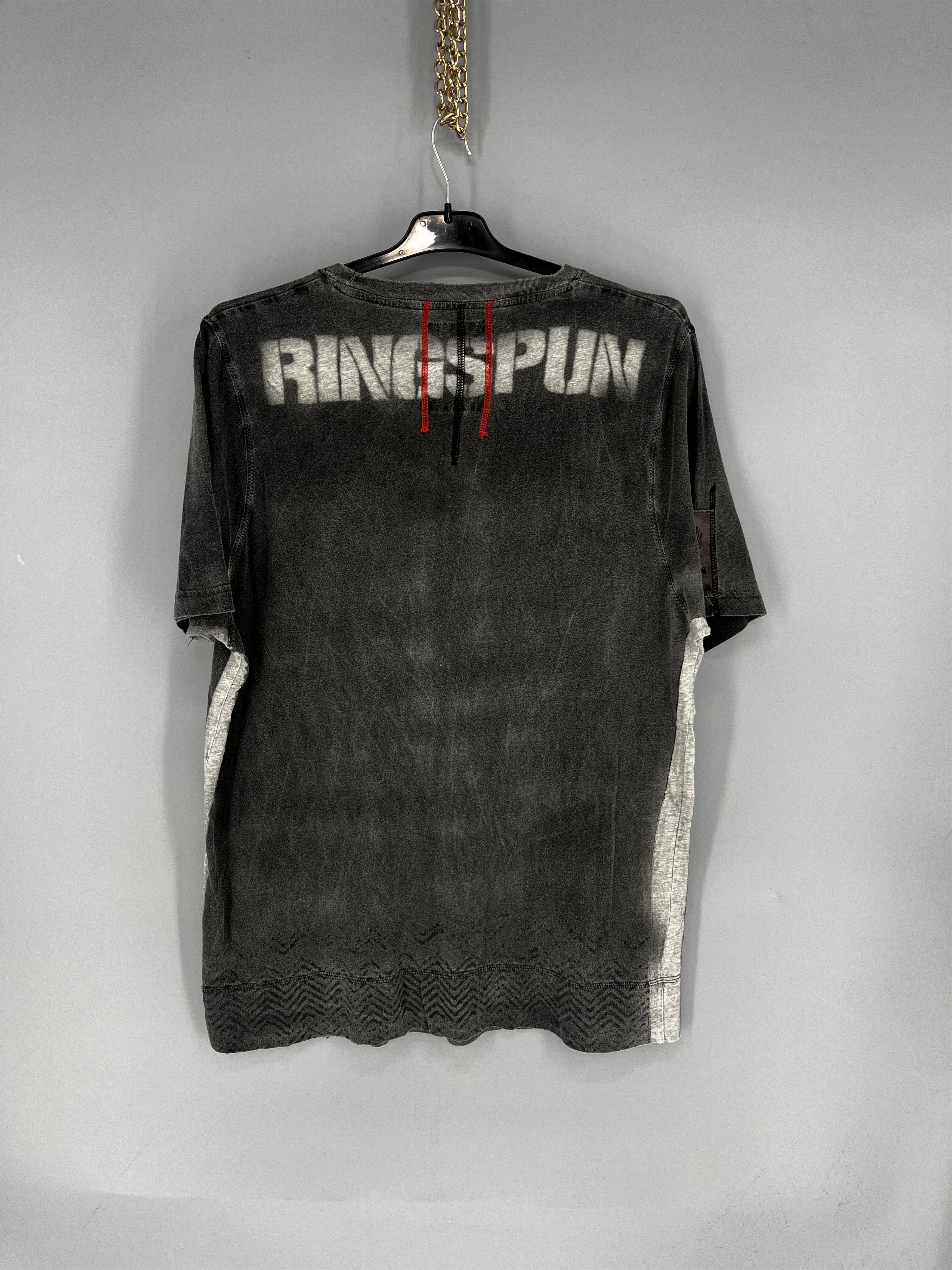 Japanese Brand Vintage Y2K Ringspun Affliction Style Skull Logo T Shirt Size US XL / EU 56 / 4 - 8 Thumbnail