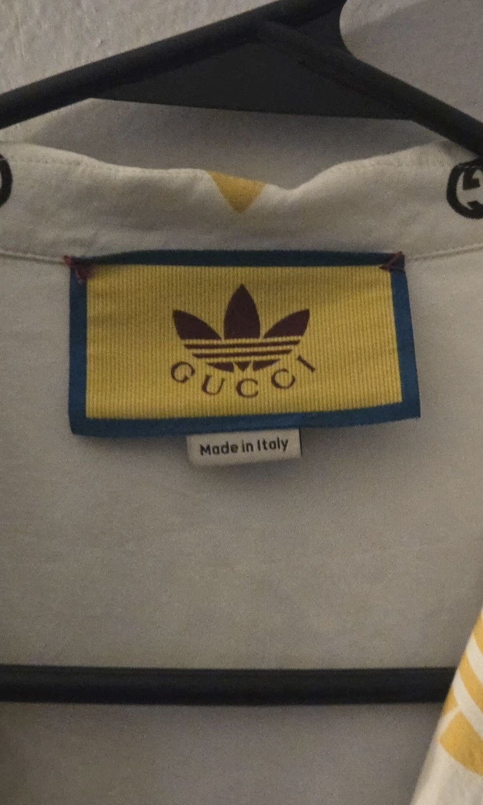 Adidas × Gucci Gucci X Adidas Trefoil Print Bowling Shirt (Size 52 - XL) Size US XL / EU 56 / 4 - 3 Thumbnail