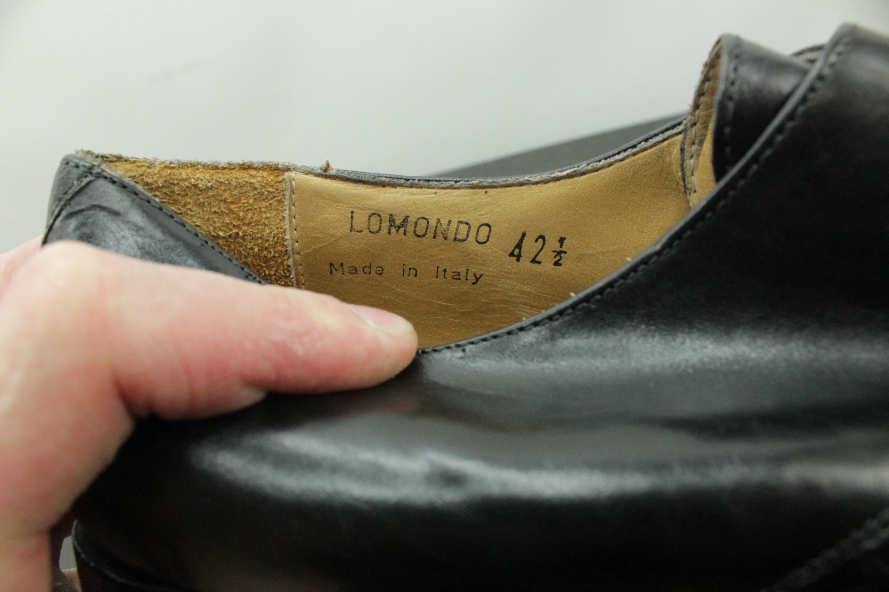 Bally Vintage Bally Lomondo Black Mesh Leather Dress Shoes Size US 9 / EU 42 - 9 Thumbnail