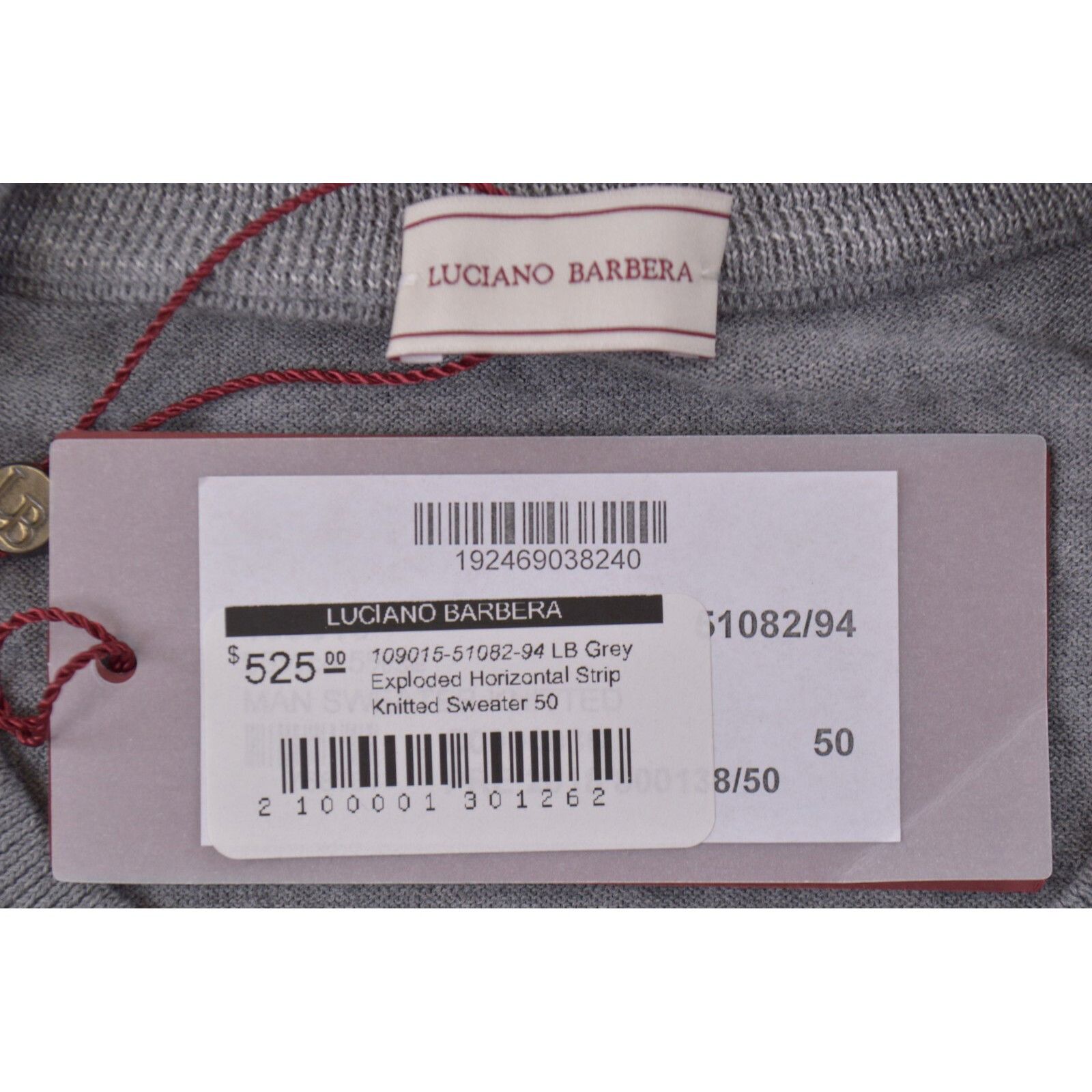 Luciano Barbera Luciano Barbera Sweater Size US M in Gray Size US M / EU 48-50 / 2 - 2 Thumbnail